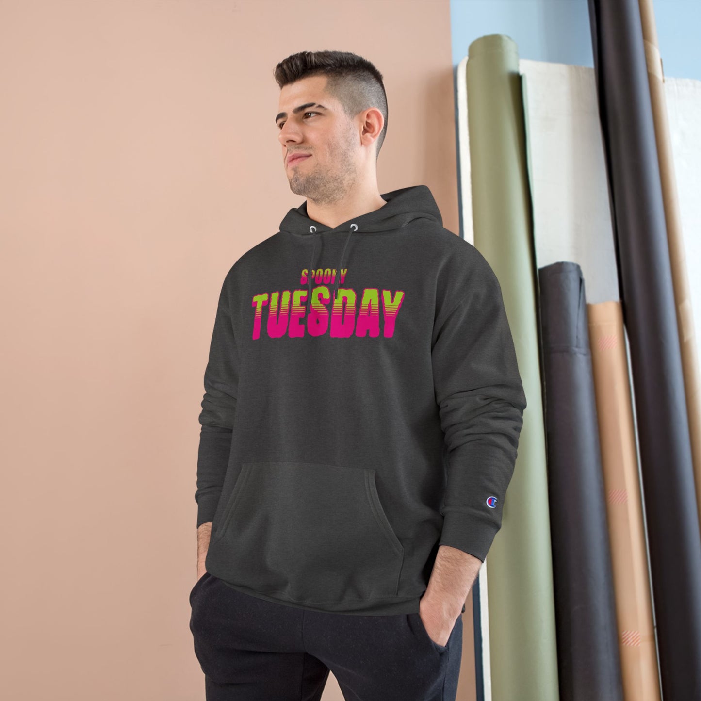 Spooky Tuesday Hoodie, Halloween Sweatshirt, Graphic Hoodie, Autumn Fashion, Cozy Casual Wear, Unique Gift for Spooky Season