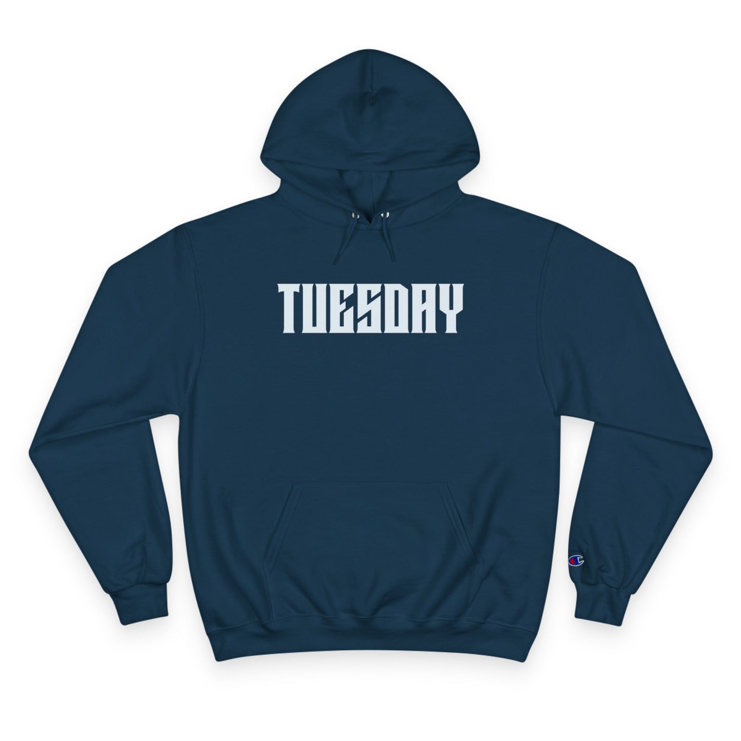 Tuesday Skull Champion Hoodie, Graphic Sweatshirt, Halloween Gift, Unique Casual Wear, Trendy Hoodie for Everyday Style