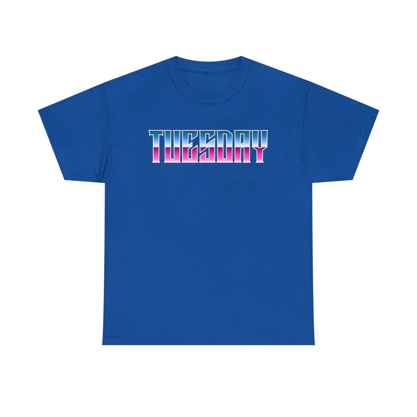 Retro Tuesday Graphic Tee, Fun Casual T-Shirt for Everyday Wear, Unisex Cotton Top, Party Shirt, Gift for Birthdays and Celebrations