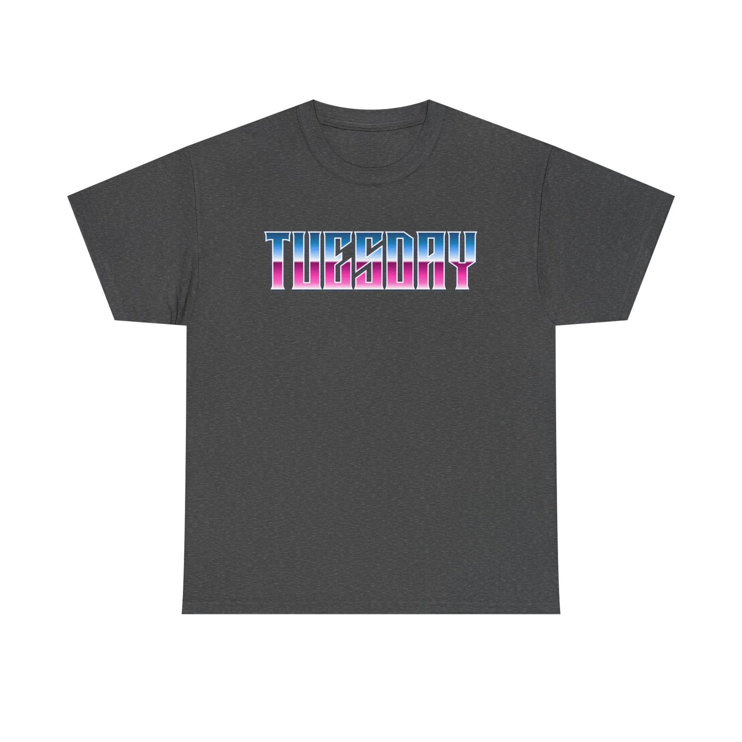 Retro Tuesday Graphic Tee, Fun Casual T-Shirt for Everyday Wear, Unisex Cotton Top, Party Shirt, Gift for Birthdays and Celebrations