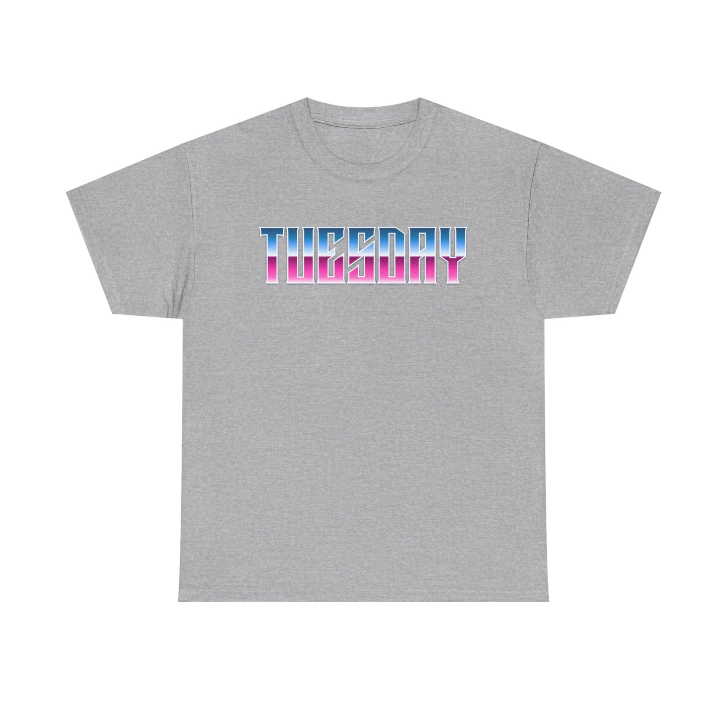 Retro Tuesday Graphic Tee, Fun Casual T-Shirt for Everyday Wear, Unisex Cotton Top, Party Shirt, Gift for Birthdays and Celebrations