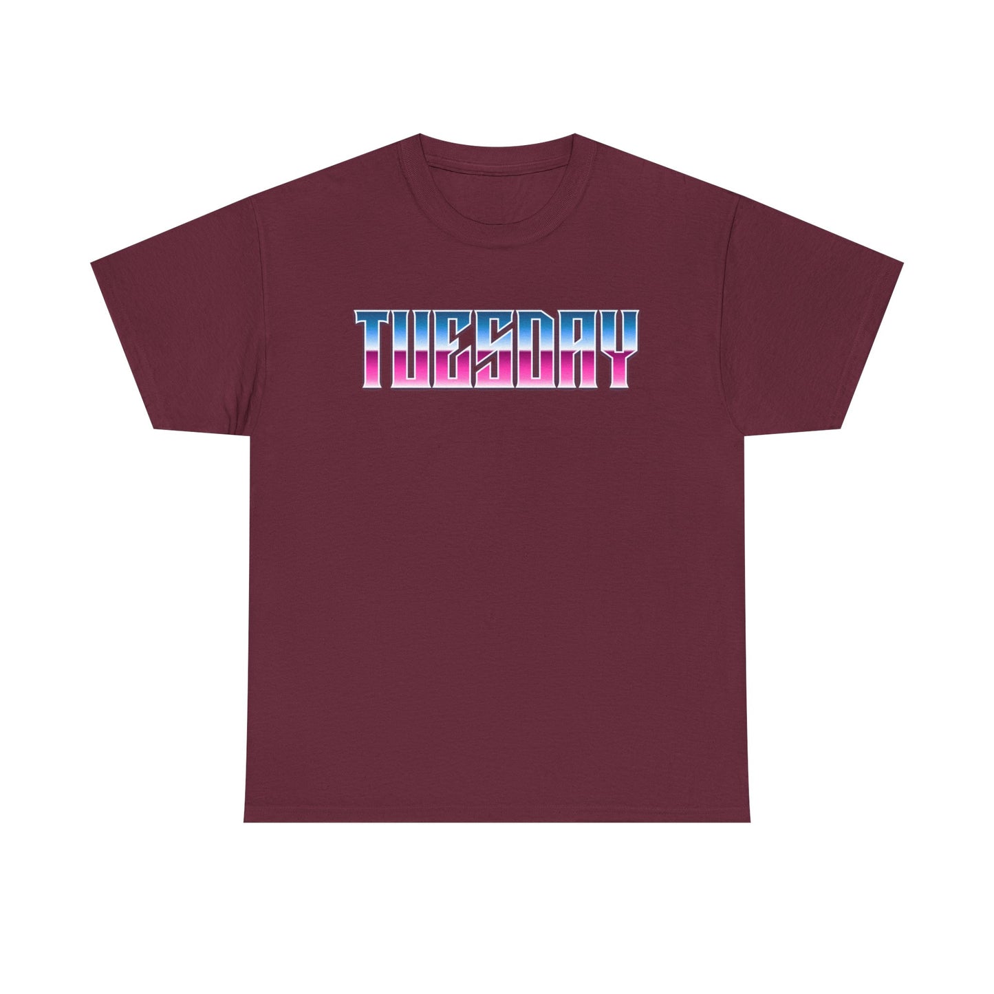 Retro Tuesday Graphic Tee, Fun Casual T-Shirt for Everyday Wear, Unisex Cotton Top, Party Shirt, Gift for Birthdays and Celebrations