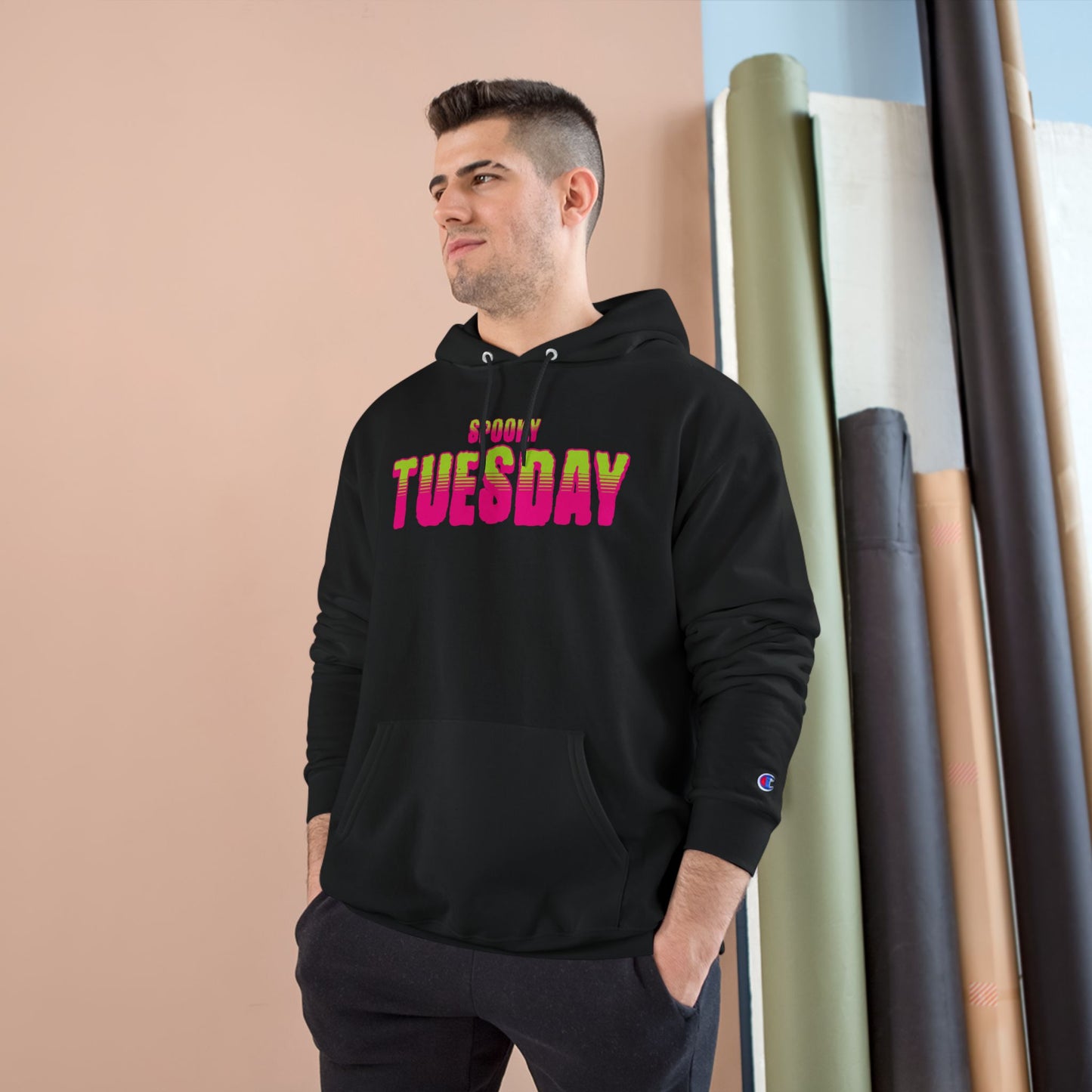 Spooky Tuesday Hoodie, Halloween Sweatshirt, Graphic Hoodie, Autumn Fashion, Cozy Casual Wear, Unique Gift for Spooky Season