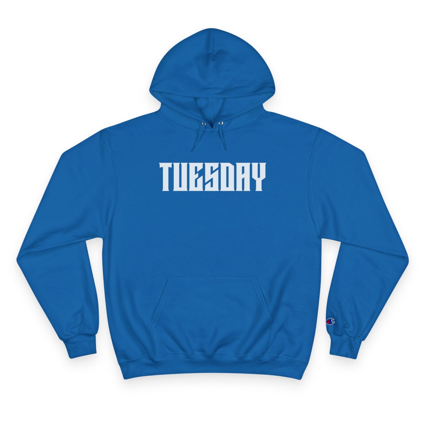 Tuesday Skull Champion Hoodie, Graphic Sweatshirt, Halloween Gift, Unique Casual Wear, Trendy Hoodie for Everyday Style
