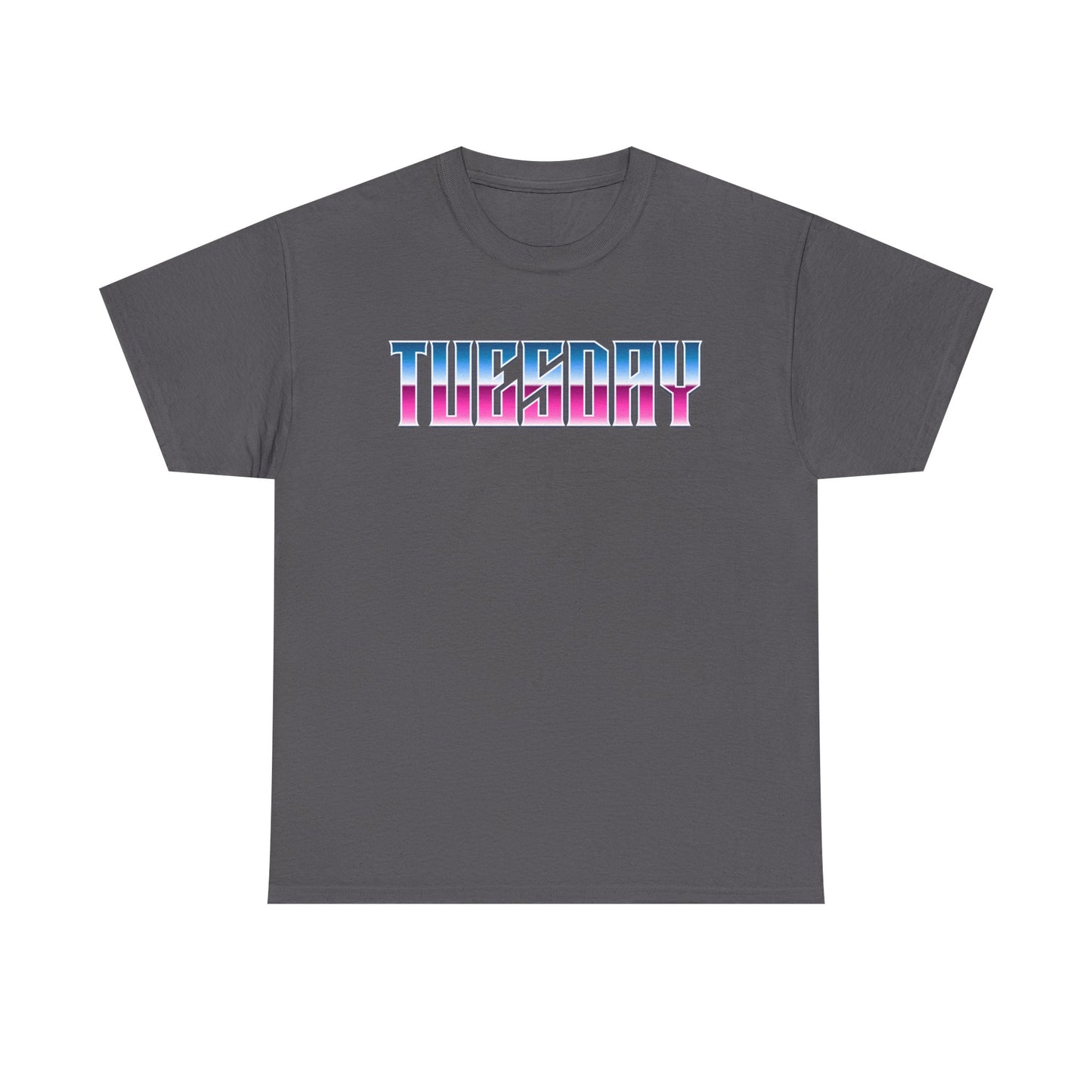 Retro Tuesday Graphic Tee, Fun Casual T-Shirt for Everyday Wear, Unisex Cotton Top, Party Shirt, Gift for Birthdays and Celebrations