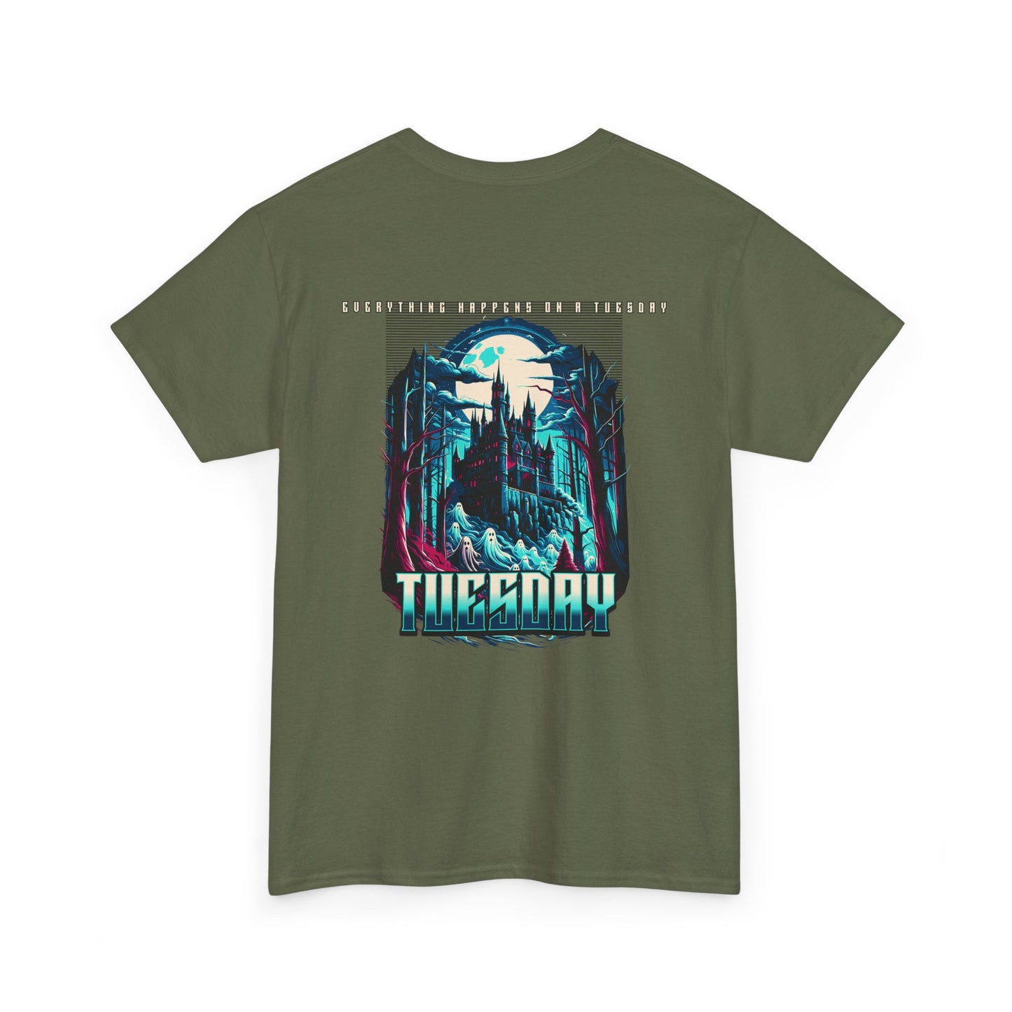 Retro Tuesday Graphic Tee, Unisex Cotton Shirt, Casual Wear, Gift for Her/Him, Unique Tuesday Shirt