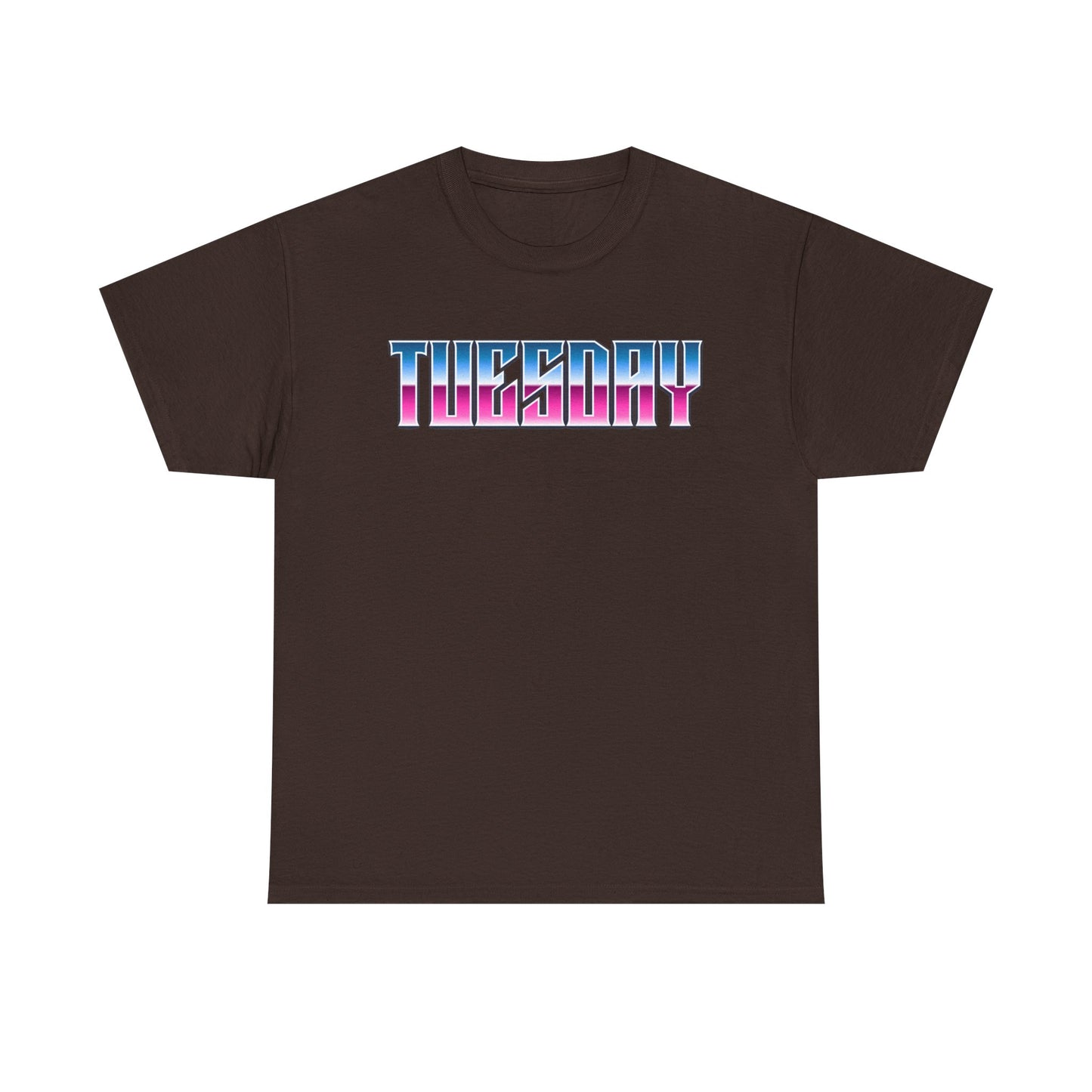 Retro Tuesday Graphic Tee, Fun Casual T-Shirt for Everyday Wear, Unisex Cotton Top, Party Shirt, Gift for Birthdays and Celebrations