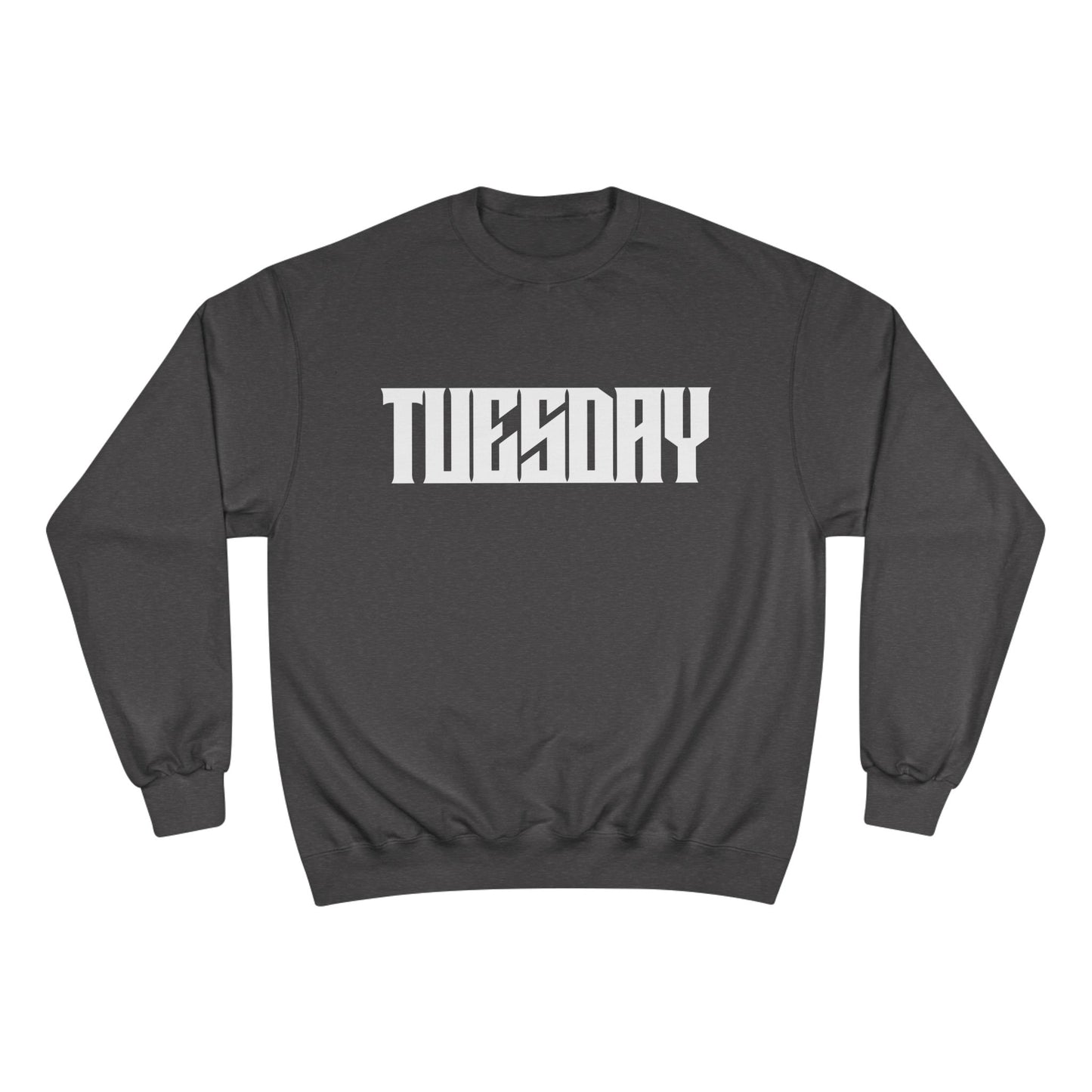 Retro Car Tuesday Champion Sweatshirt, Vintage Graphic Top, Cozy Unisex Apparel, Perfect Gift for Car Lovers, Unique Streetwear