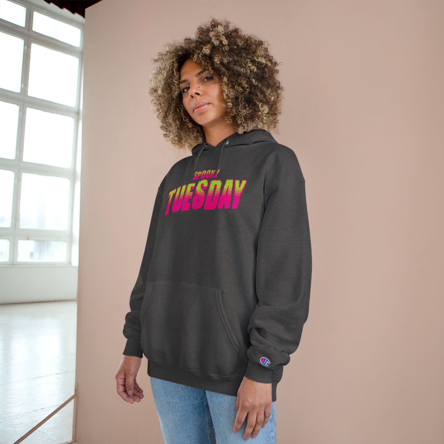 Spooky Tuesday Hoodie, Halloween Sweatshirt, Graphic Hoodie, Autumn Fashion, Cozy Casual Wear, Unique Gift for Spooky Season