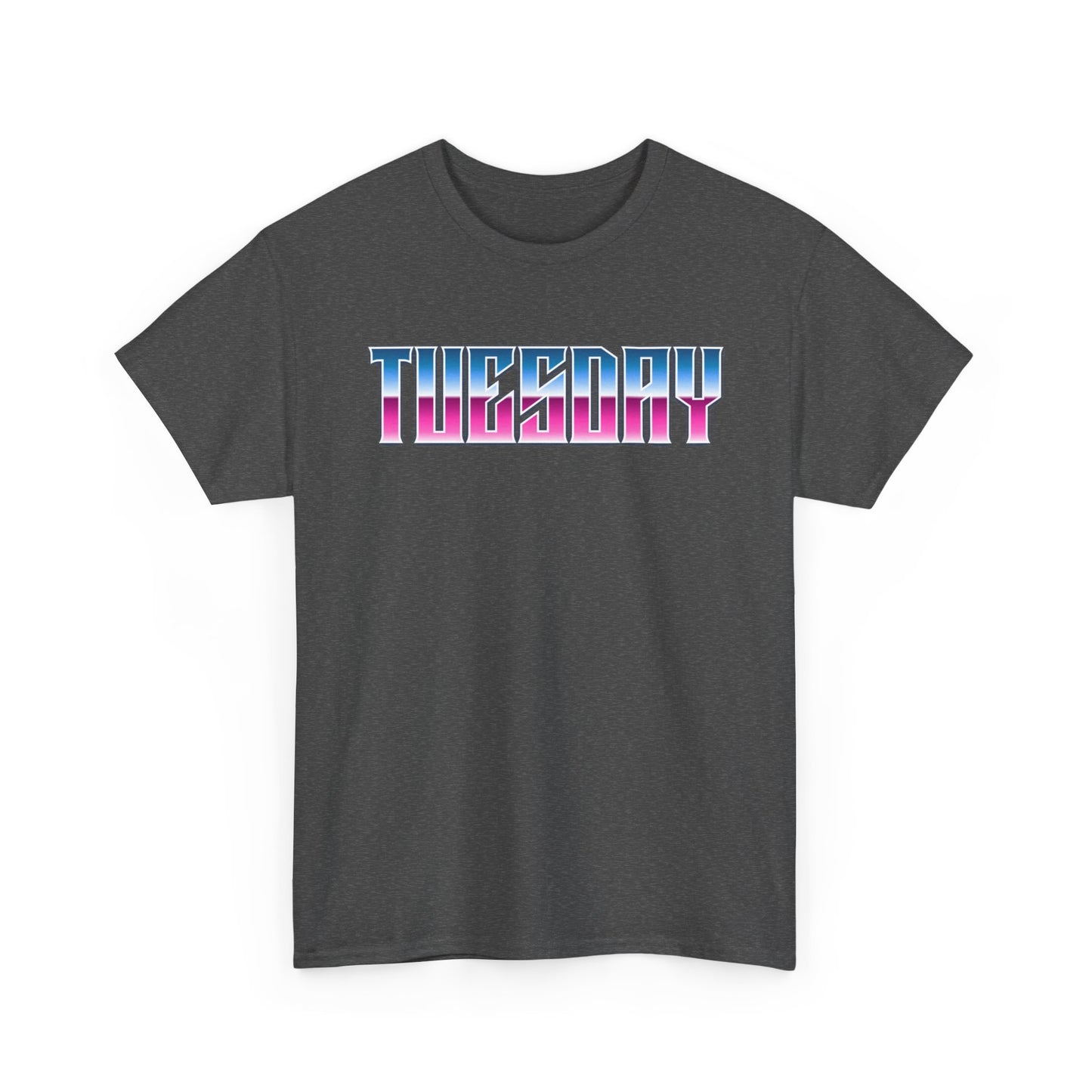 Retro Tuesday Graphic Tee, Fun Casual T-Shirt for Everyday Wear, Unisex Cotton Top, Party Shirt, Gift for Birthdays and Celebrations