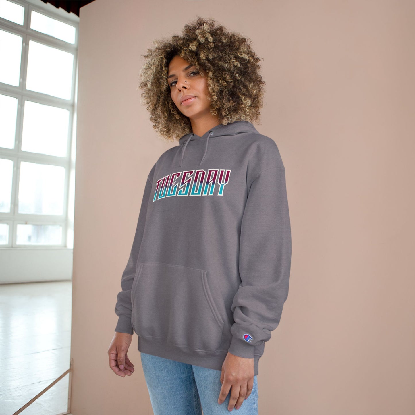 Trendy Tuesday Hoodie, Graphic Hoodie, Casual Sportswear, Gift for Her, Cozy Warm Sweatshirt