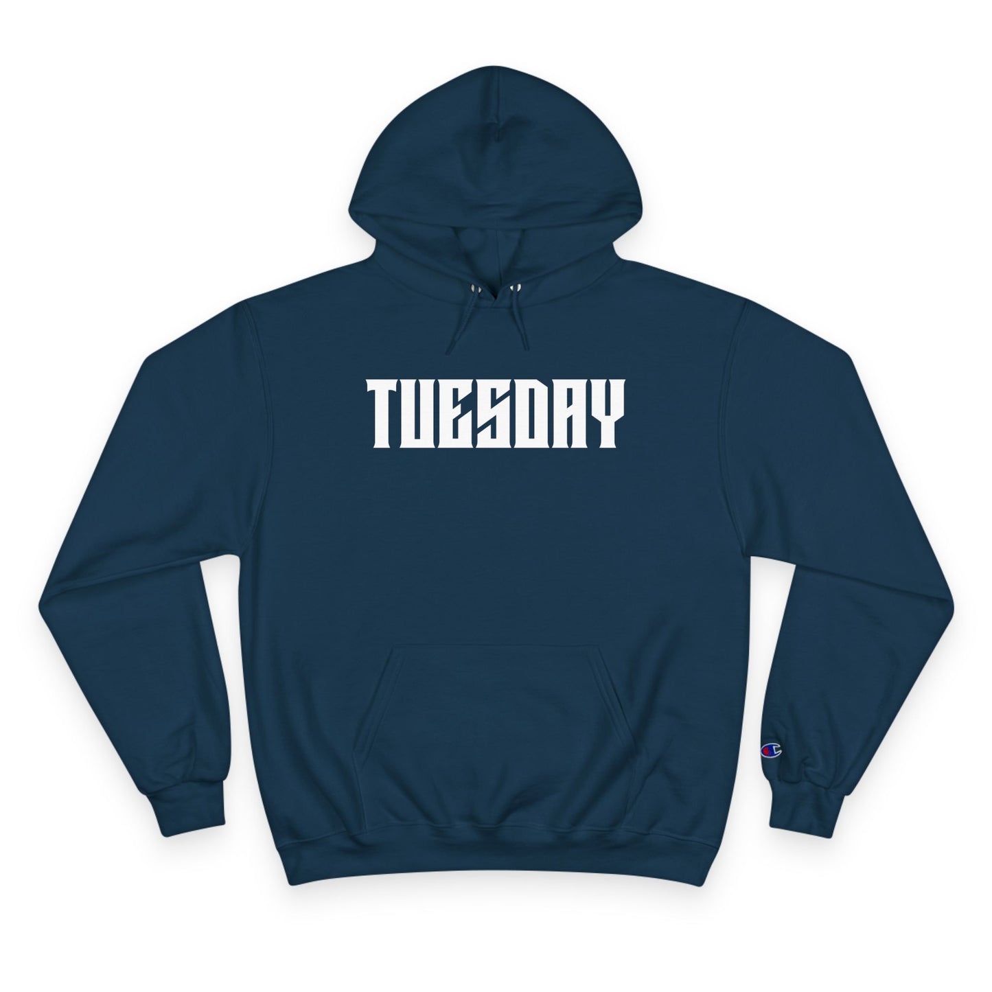 Champion Hoodie - Trendy Graphic Sweatshirt for Casual Wear, Perfect for Tuesdays, Gifts, Streetwear, Cozy Style