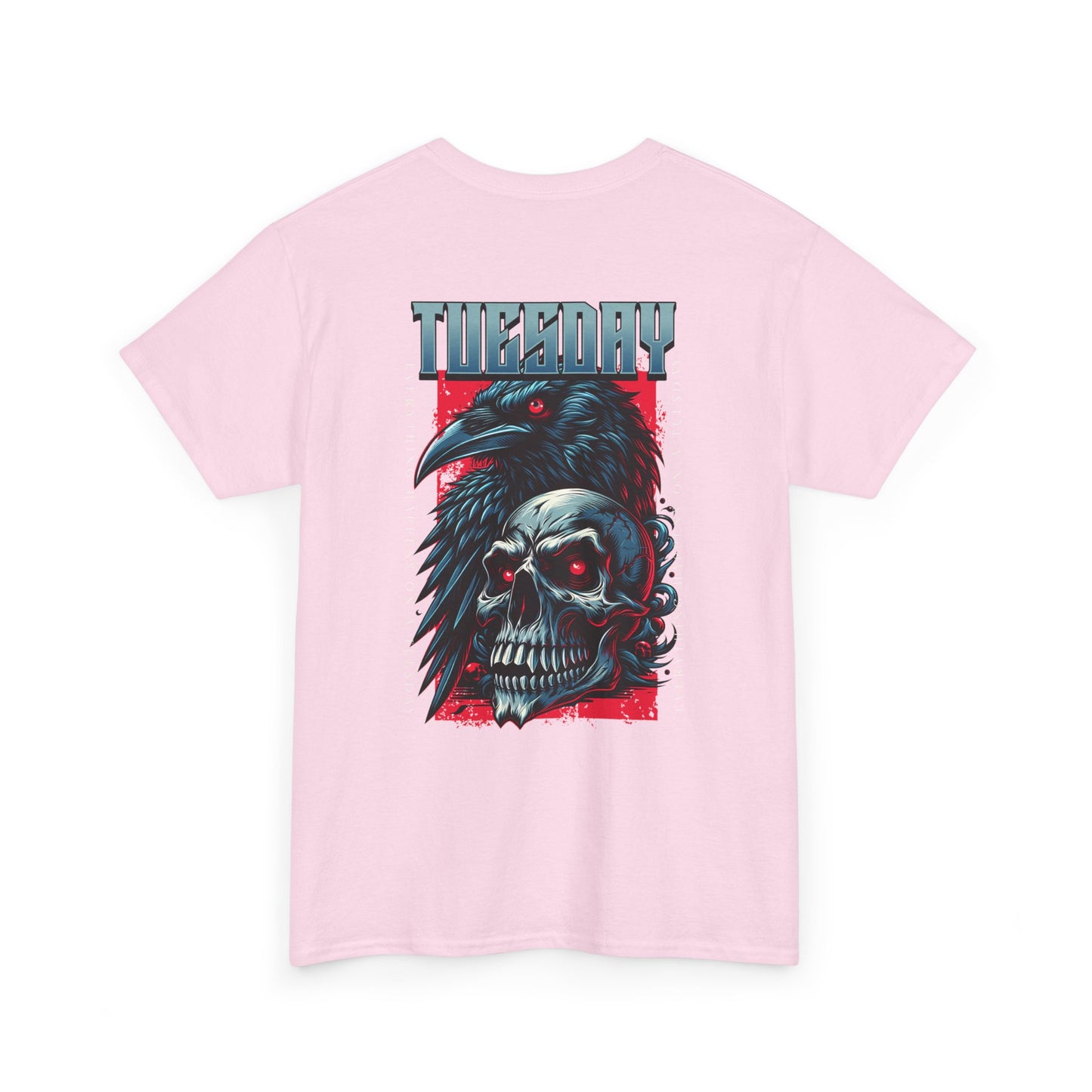 Gothic Skull and Raven Tee, Casual Gothic Fashion, Halloween Shirt, Dark Aesthetic Apparel, Unisex Graphic Cotton Tee, Trendy Everyday Wear