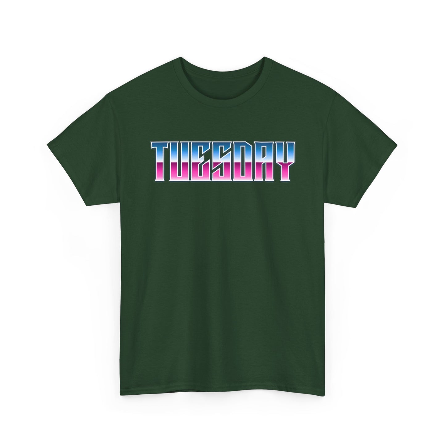 Retro Tuesday Graphic Tee, Fun Casual T-Shirt for Everyday Wear, Unisex Cotton Top, Party Shirt, Gift for Birthdays and Celebrations