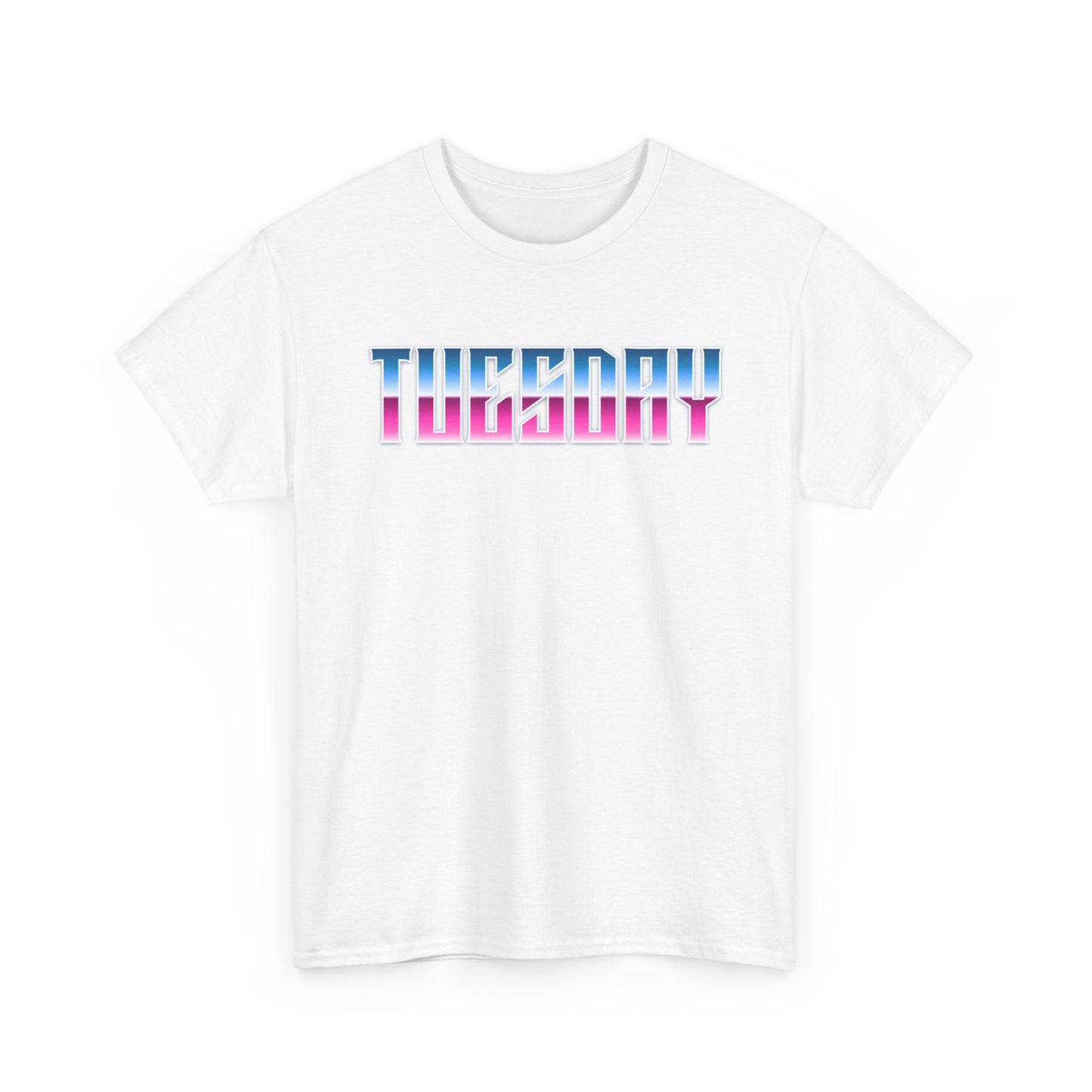 Retro Tuesday Graphic Tee, Fun Casual T-Shirt for Everyday Wear, Unisex Cotton Top, Party Shirt, Gift for Birthdays and Celebrations