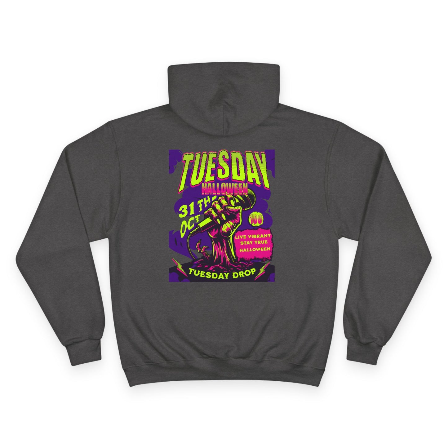 Spooky Tuesday Hoodie, Halloween Sweatshirt, Graphic Hoodie, Autumn Fashion, Cozy Casual Wear, Unique Gift for Spooky Season