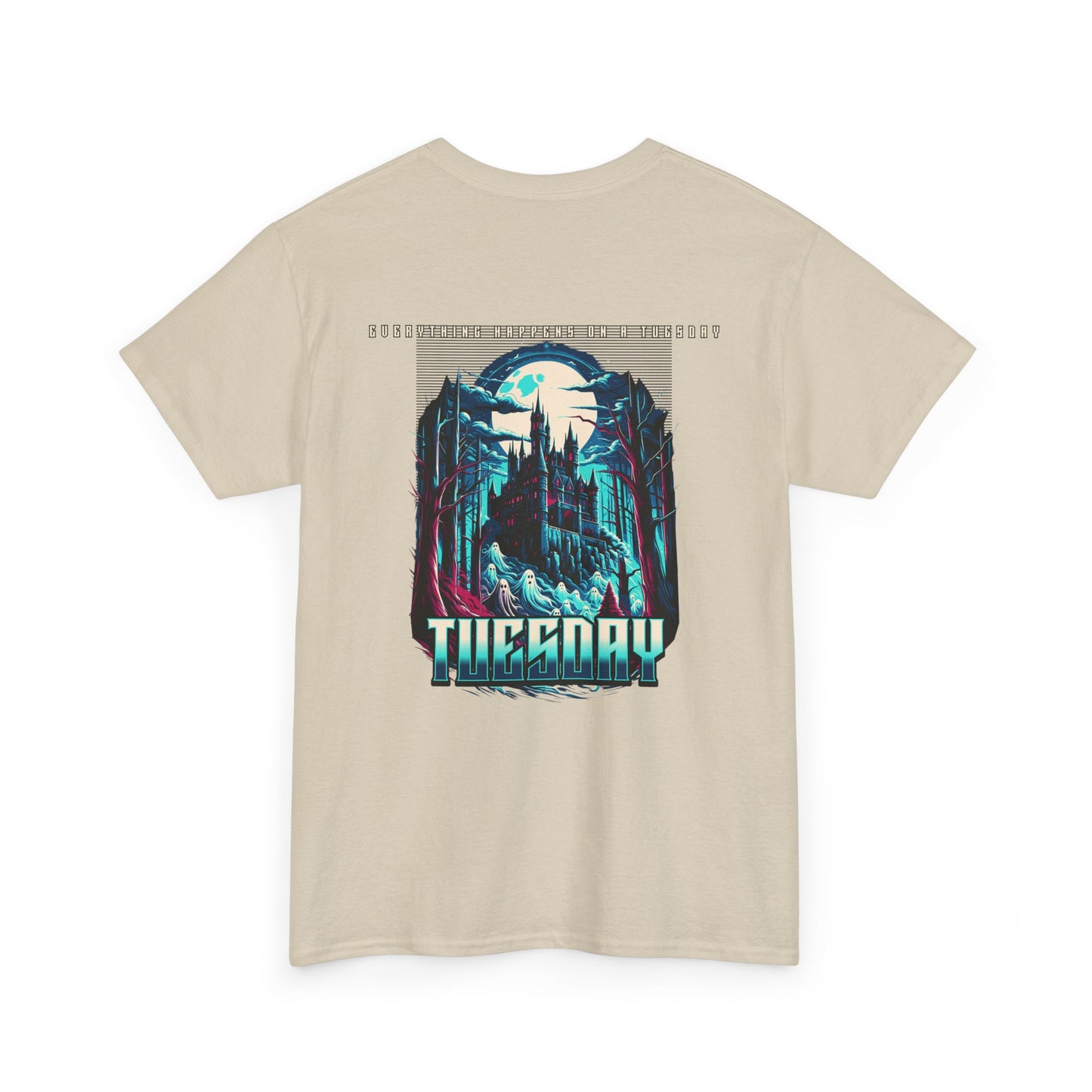 Retro Tuesday Graphic Tee, Unisex Cotton Shirt, Casual Wear, Gift for Her/Him, Unique Tuesday Shirt