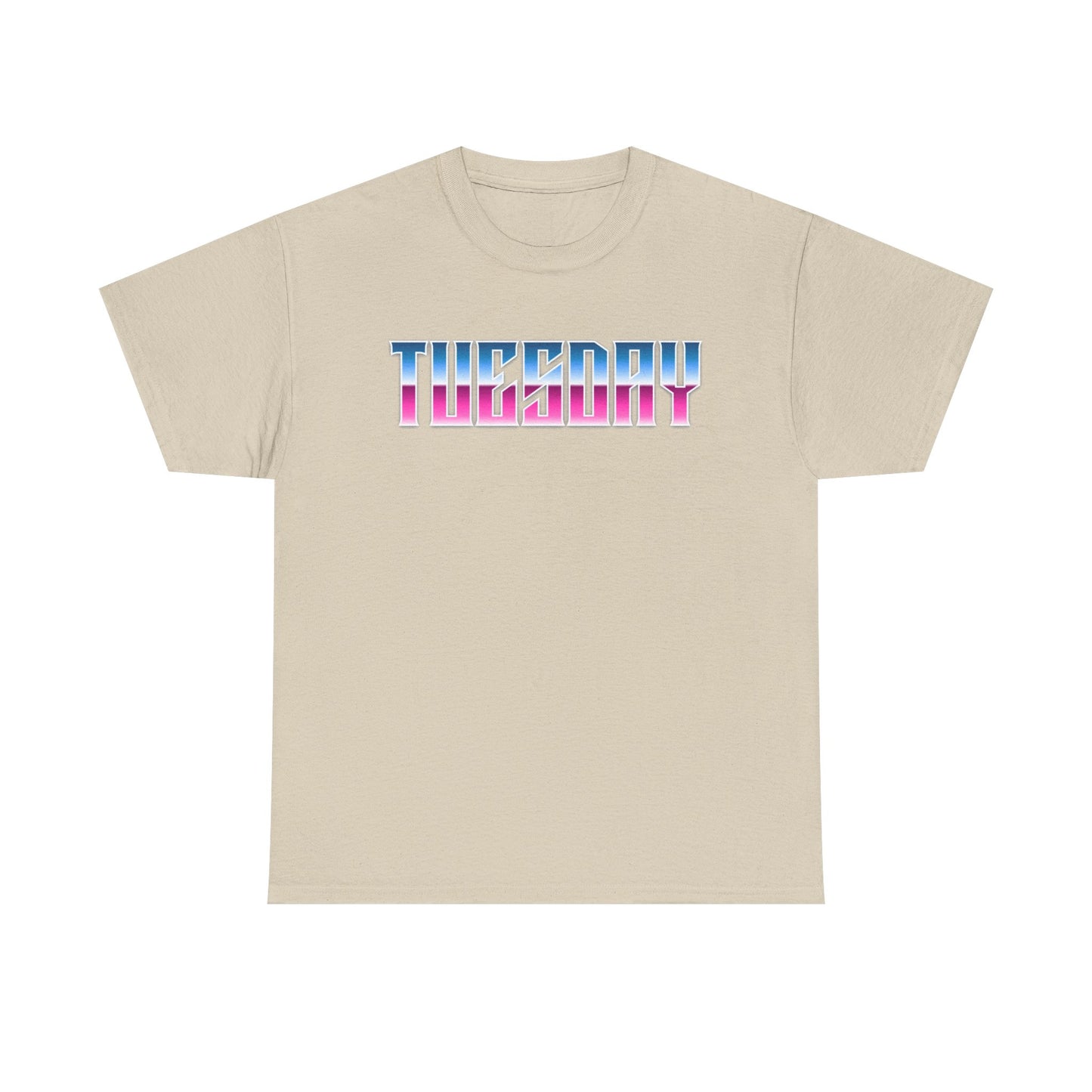 Retro Tuesday Graphic Tee, Fun Casual T-Shirt for Everyday Wear, Unisex Cotton Top, Party Shirt, Gift for Birthdays and Celebrations