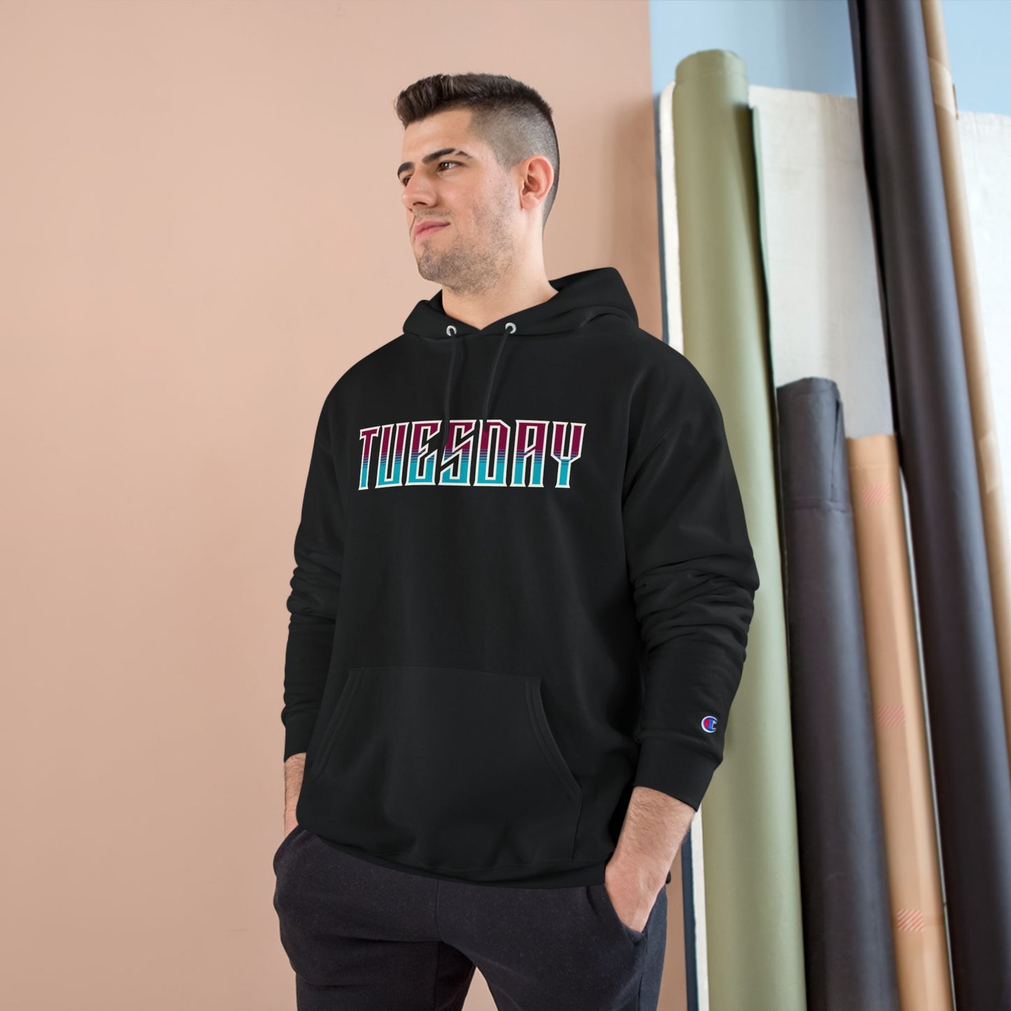 Trendy Tuesday Hoodie, Graphic Hoodie, Casual Sportswear, Gift for Her, Cozy Warm Sweatshirt