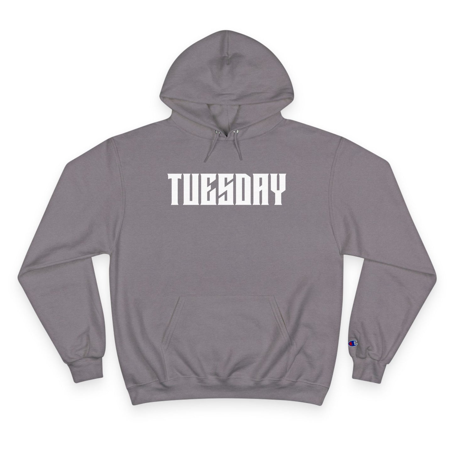 Champion Hoodie - Trendy Graphic Sweatshirt for Casual Wear, Perfect for Tuesdays, Gifts, Streetwear, Cozy Style