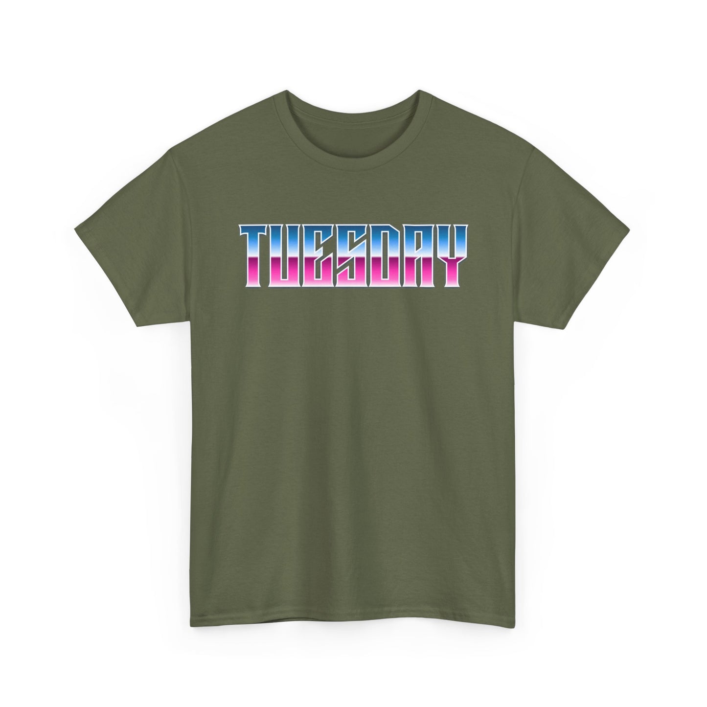 Retro Tuesday Graphic Tee, Fun Casual T-Shirt for Everyday Wear, Unisex Cotton Top, Party Shirt, Gift for Birthdays and Celebrations