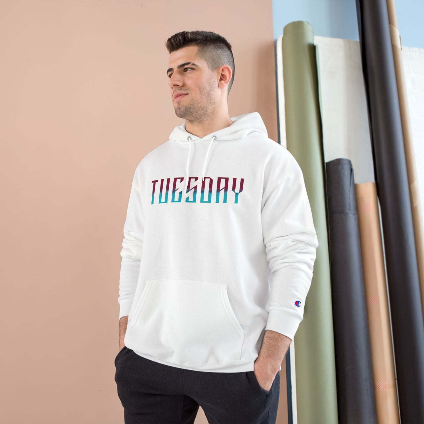 Trendy Tuesday Hoodie, Graphic Hoodie, Casual Sportswear, Gift for Her, Cozy Warm Sweatshirt