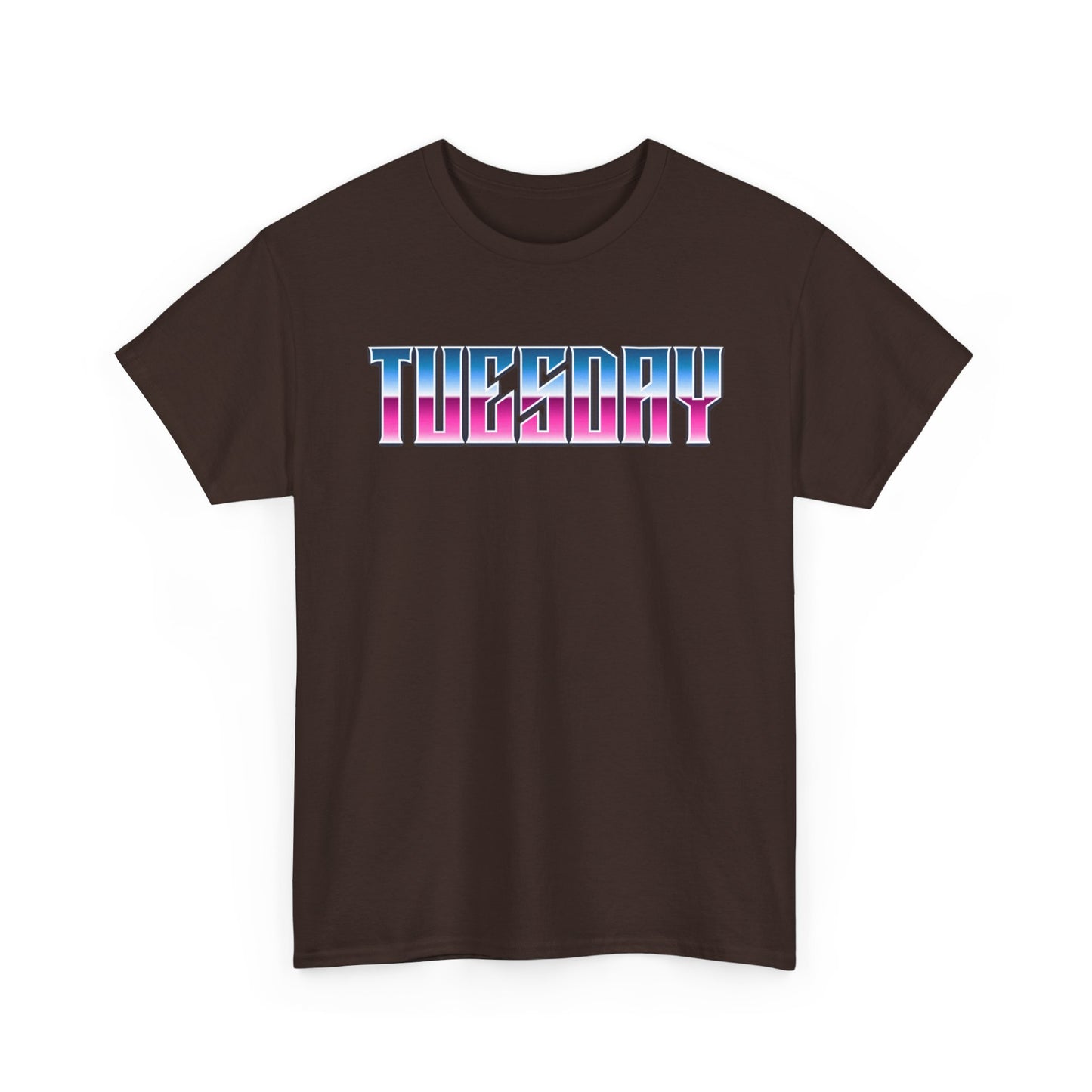Retro Tuesday Graphic Tee, Fun Casual T-Shirt for Everyday Wear, Unisex Cotton Top, Party Shirt, Gift for Birthdays and Celebrations