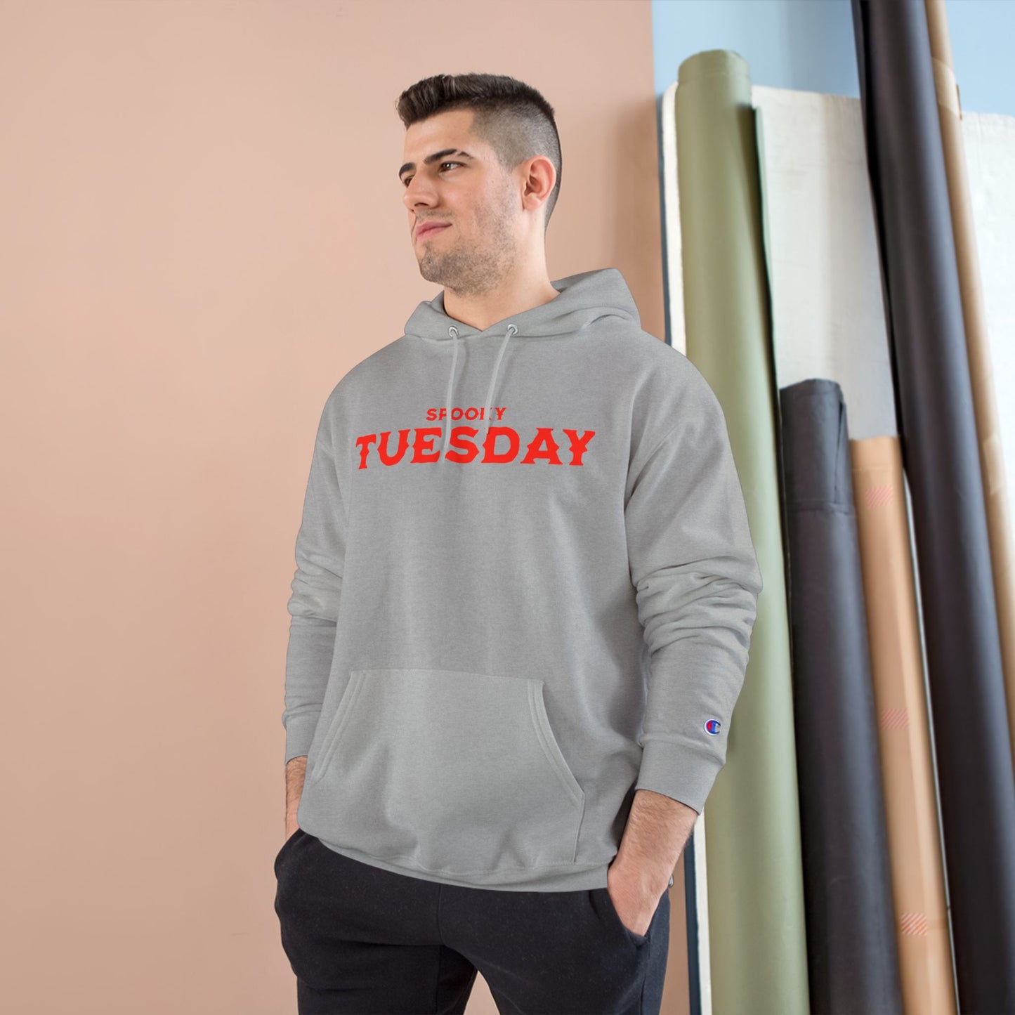 Spooky Tuesday Hoodie, Halloween Sweatshirt, Cozy Fall Fashion, Unisex Pullover, Perfect for October Celebrations, Gift for Horror Fans