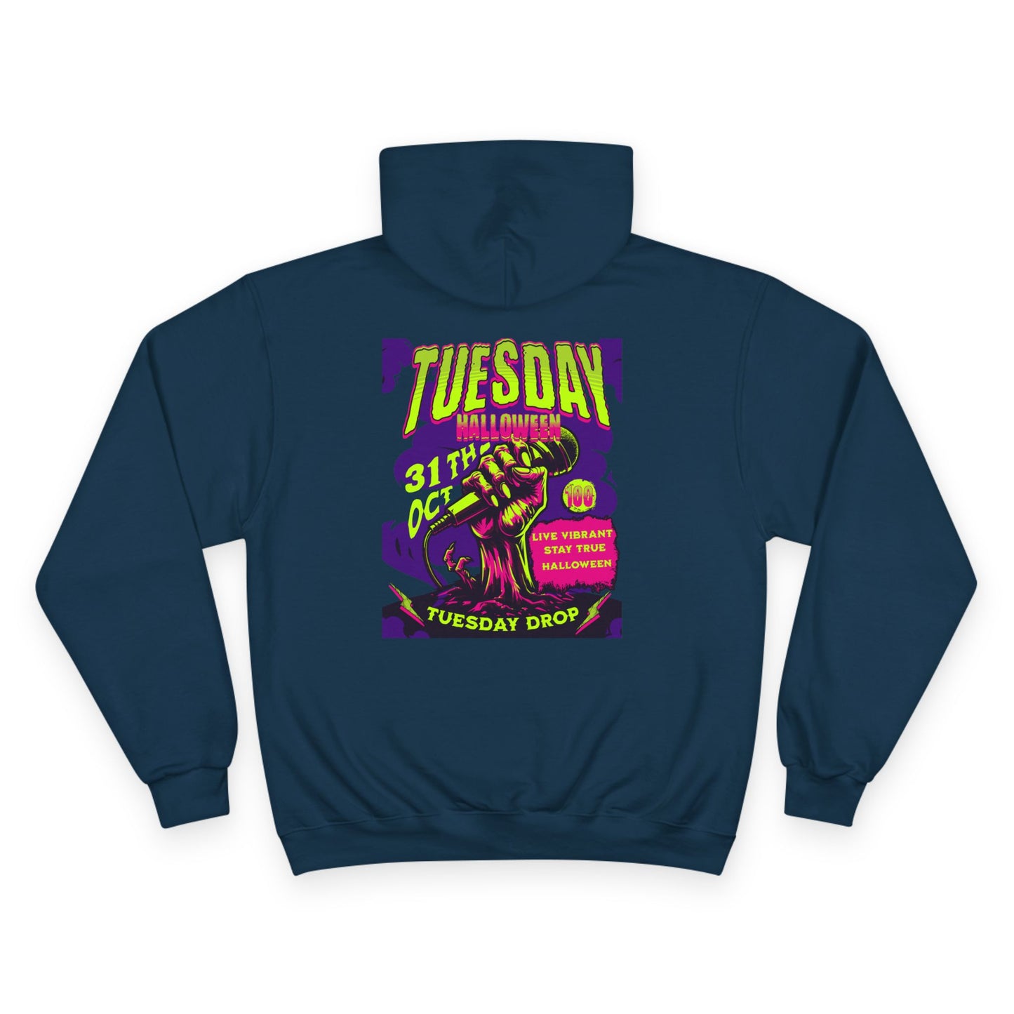 Spooky Tuesday Hoodie, Halloween Sweatshirt, Graphic Hoodie, Autumn Fashion, Cozy Casual Wear, Unique Gift for Spooky Season