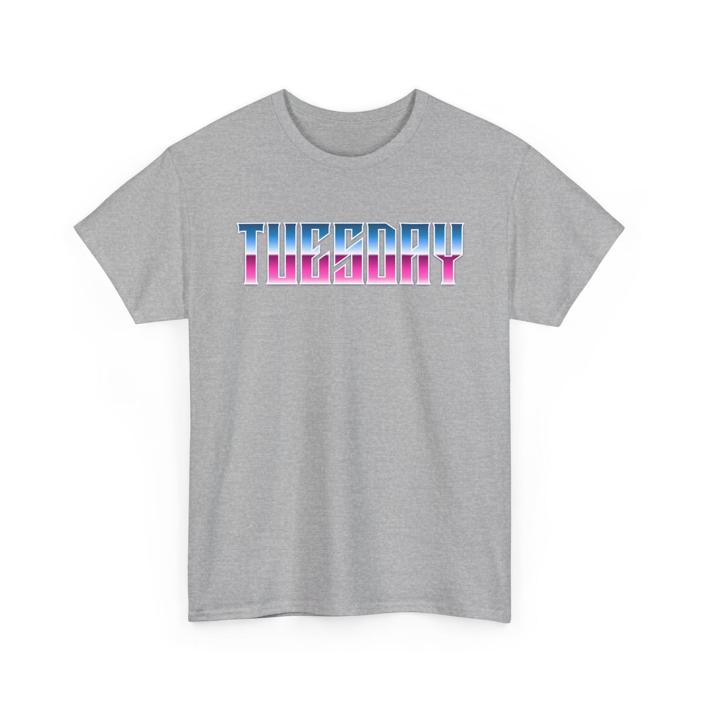 Retro Tuesday Graphic Tee, Fun Casual T-Shirt for Everyday Wear, Unisex Cotton Top, Party Shirt, Gift for Birthdays and Celebrations