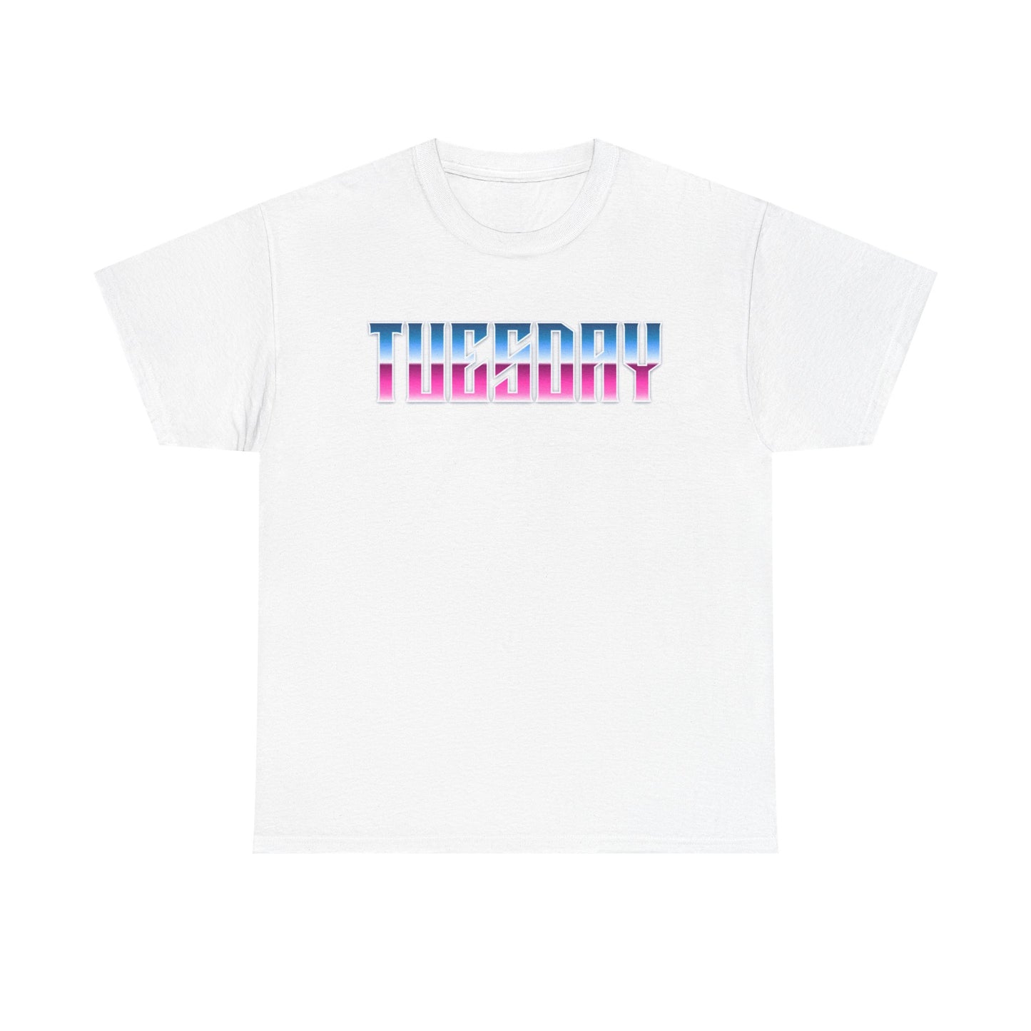 Retro Tuesday Graphic Tee, Fun Casual T-Shirt for Everyday Wear, Unisex Cotton Top, Party Shirt, Gift for Birthdays and Celebrations