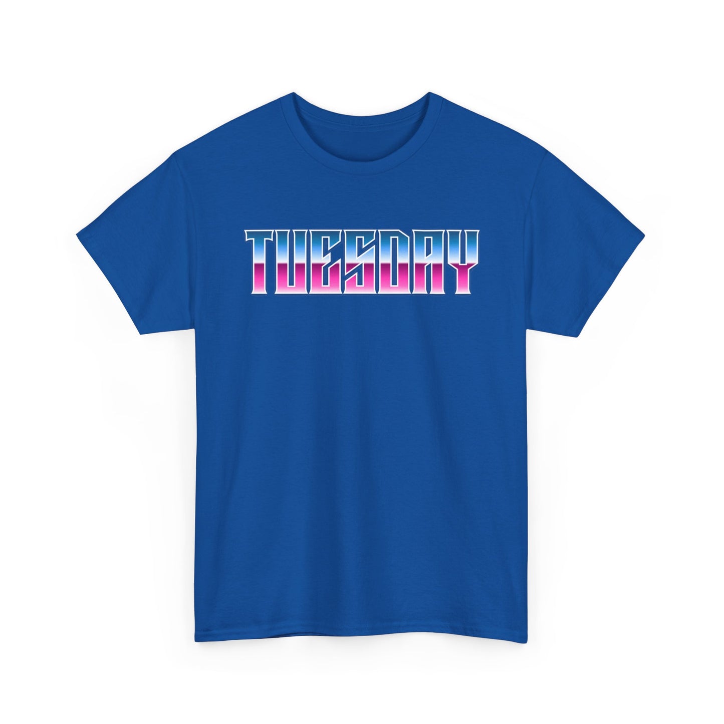 Retro Tuesday Graphic Tee, Fun Casual T-Shirt for Everyday Wear, Unisex Cotton Top, Party Shirt, Gift for Birthdays and Celebrations