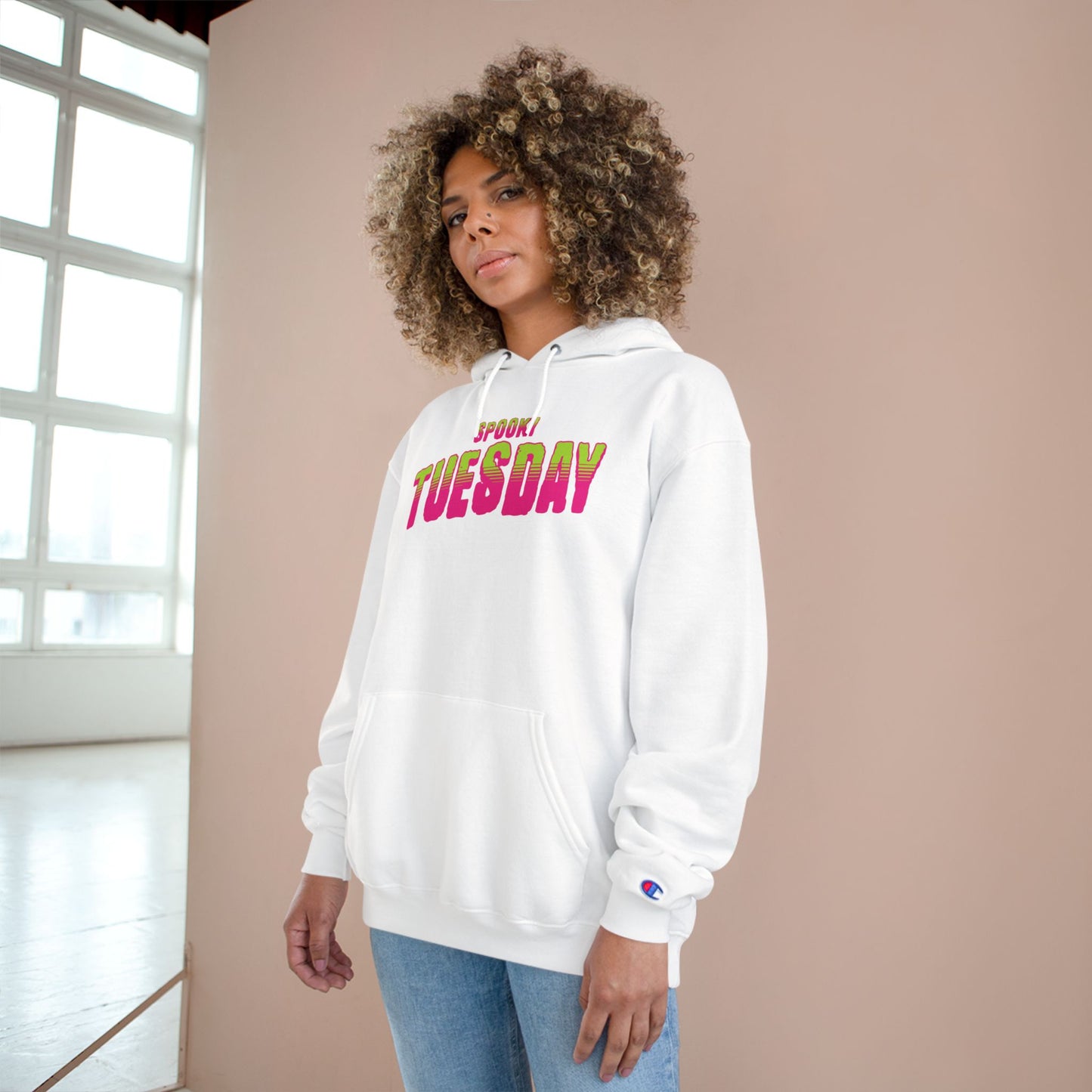 Spooky Tuesday Hoodie, Halloween Sweatshirt, Graphic Hoodie, Autumn Fashion, Cozy Casual Wear, Unique Gift for Spooky Season