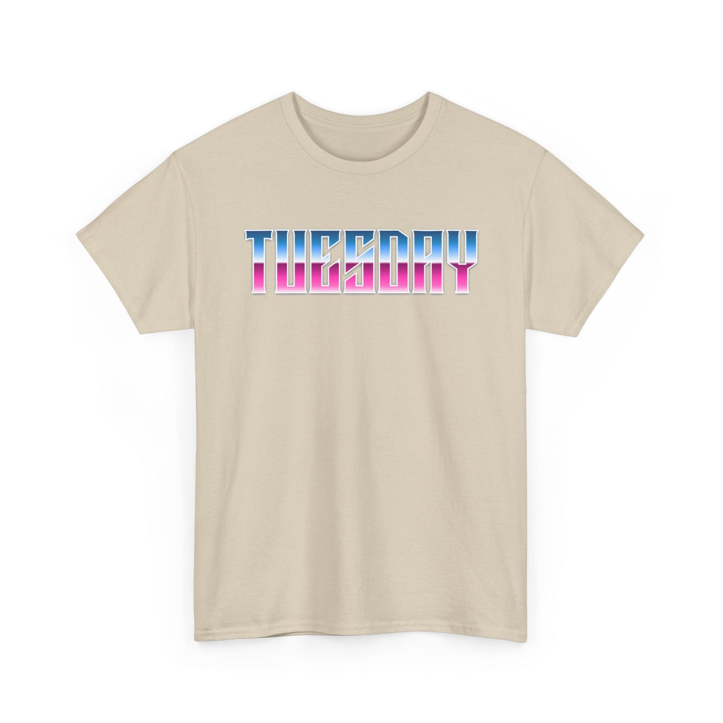 Retro Tuesday Graphic Tee, Fun Casual T-Shirt for Everyday Wear, Unisex Cotton Top, Party Shirt, Gift for Birthdays and Celebrations