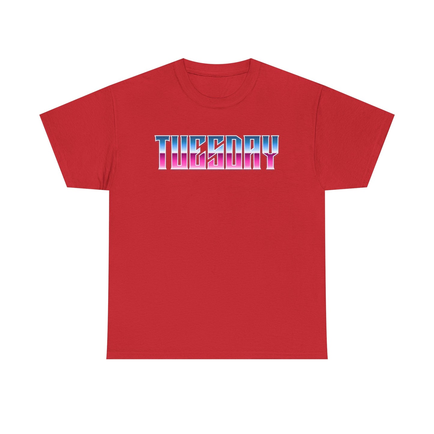 Retro Tuesday Graphic Tee, Fun Casual T-Shirt for Everyday Wear, Unisex Cotton Top, Party Shirt, Gift for Birthdays and Celebrations