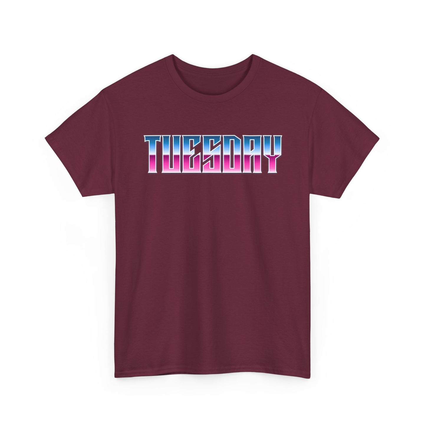 Retro Tuesday Graphic Tee, Fun Casual T-Shirt for Everyday Wear, Unisex Cotton Top, Party Shirt, Gift for Birthdays and Celebrations