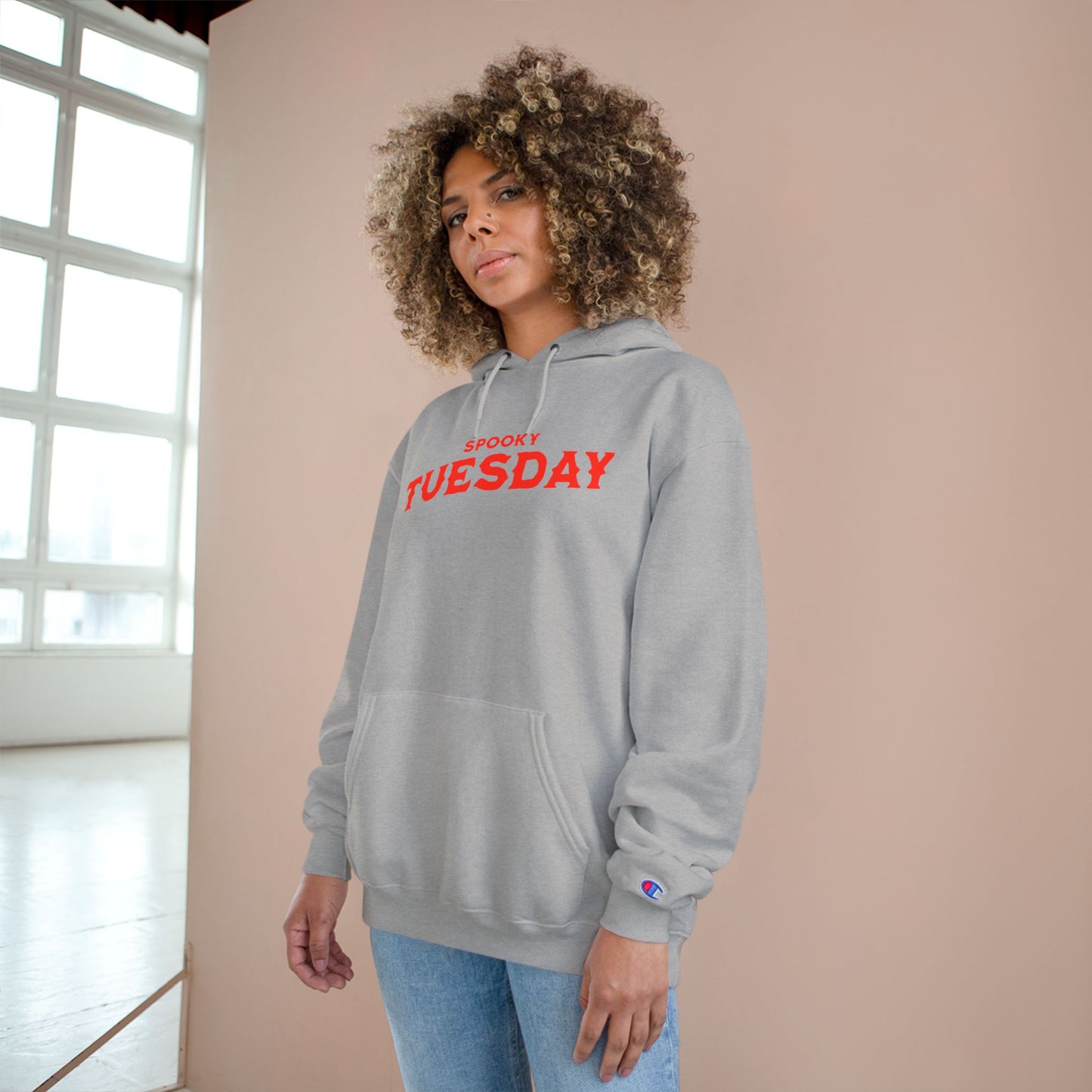 Spooky Tuesday Hoodie, Halloween Sweatshirt, Cozy Fall Fashion, Unisex Pullover, Perfect for October Celebrations, Gift for Horror Fans