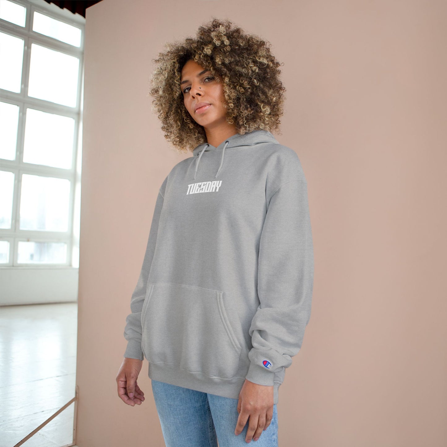 Trendy Tuesday Hoodie, Casual Pullover, Gift for Her, Cozy Sweatshirt, Fashionable Layering, Everyday Wear