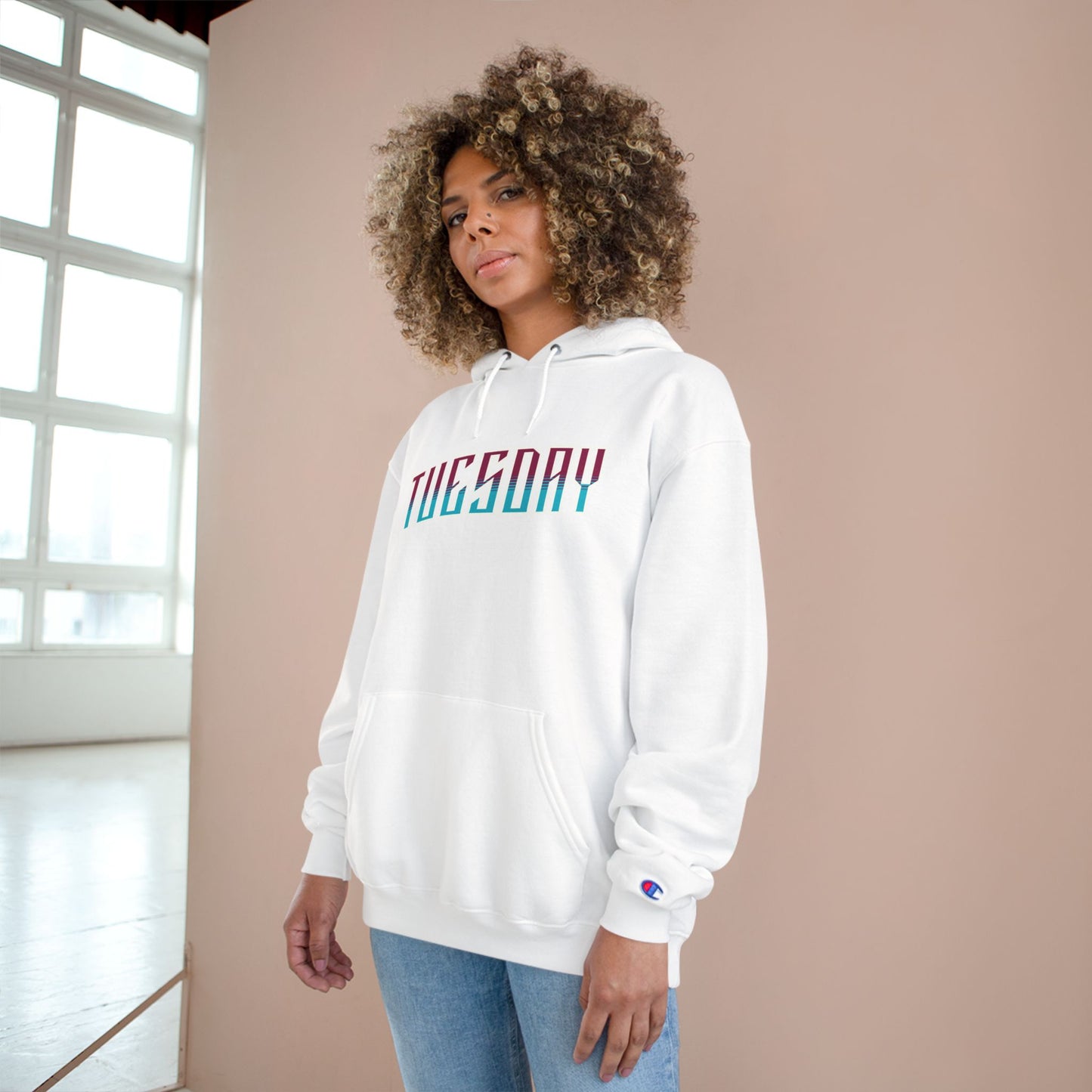 Trendy Tuesday Hoodie, Graphic Hoodie, Casual Sportswear, Gift for Her, Cozy Warm Sweatshirt