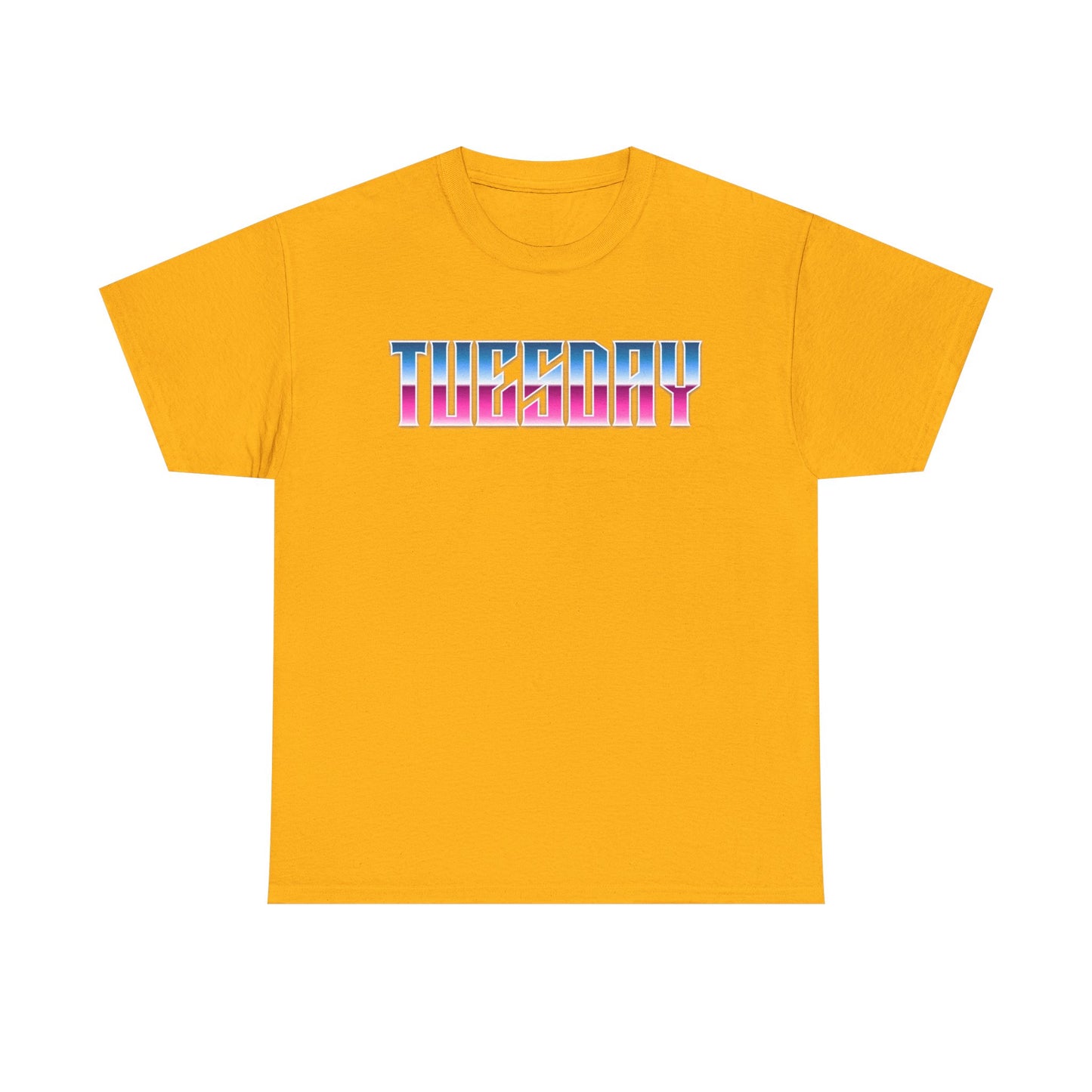 Retro Tuesday Graphic Tee, Fun Casual T-Shirt for Everyday Wear, Unisex Cotton Top, Party Shirt, Gift for Birthdays and Celebrations