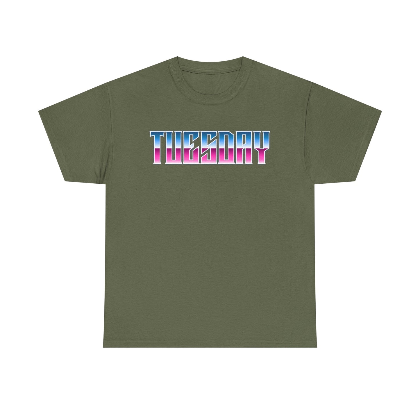Retro Tuesday Graphic Tee, Fun Casual T-Shirt for Everyday Wear, Unisex Cotton Top, Party Shirt, Gift for Birthdays and Celebrations
