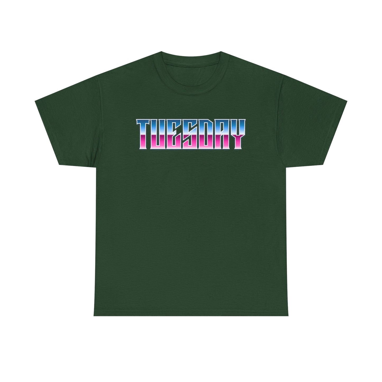 Retro Tuesday Graphic Tee, Fun Casual T-Shirt for Everyday Wear, Unisex Cotton Top, Party Shirt, Gift for Birthdays and Celebrations