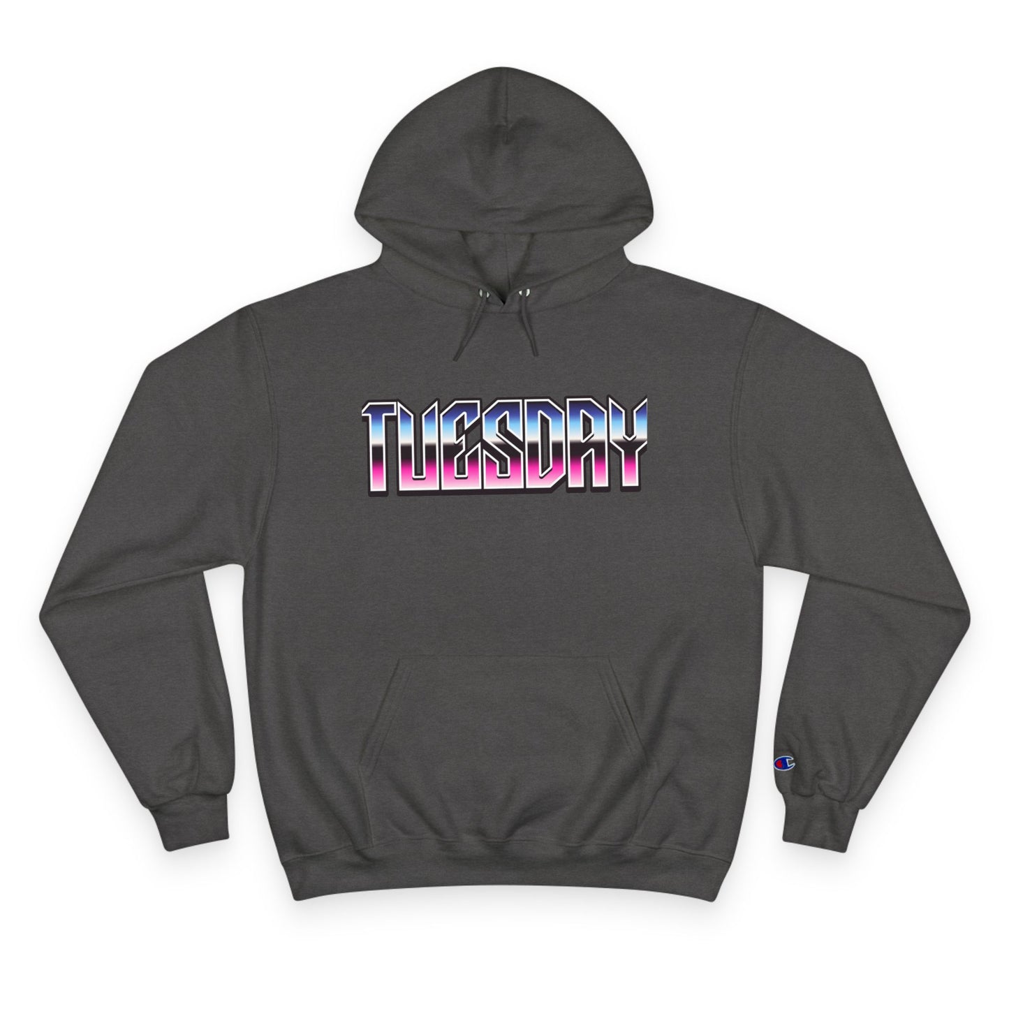 Retro-Inspired Champion Hoodie - 'Tuesday' Graphic Sweatshirt, Perfect Gift for Wolf Lovers, Cozy Lounge Wear, Stylish Everyday [...]