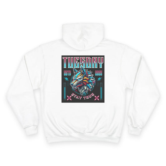Trendy Tuesday Hoodie, Graphic Hoodie, Casual Sportswear, Gift for Her, Cozy Warm Sweatshirt