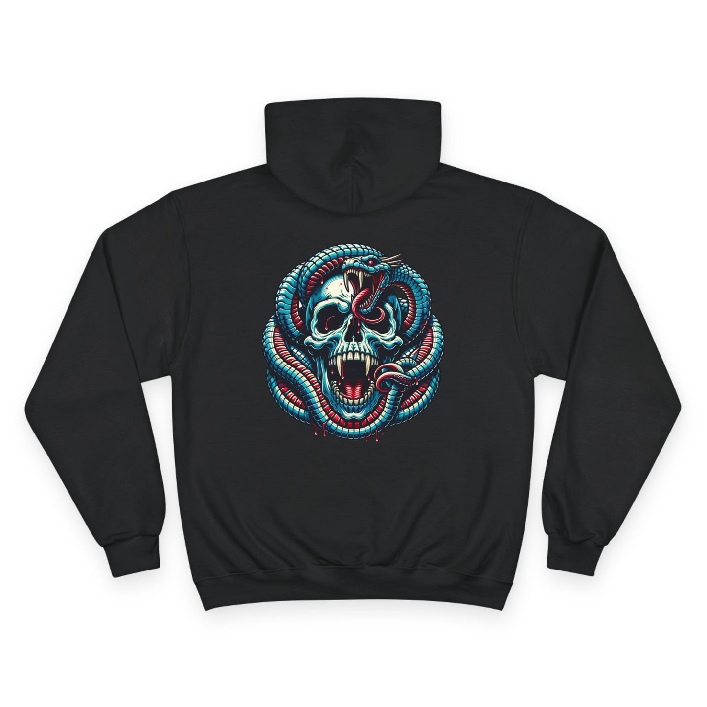 Champion Hoodie with Skull and Snake Design, Trendy Sweatshirt for Casual Wear, Unique Gift for Halloween, Cozy Streetwear, Perfect [...]