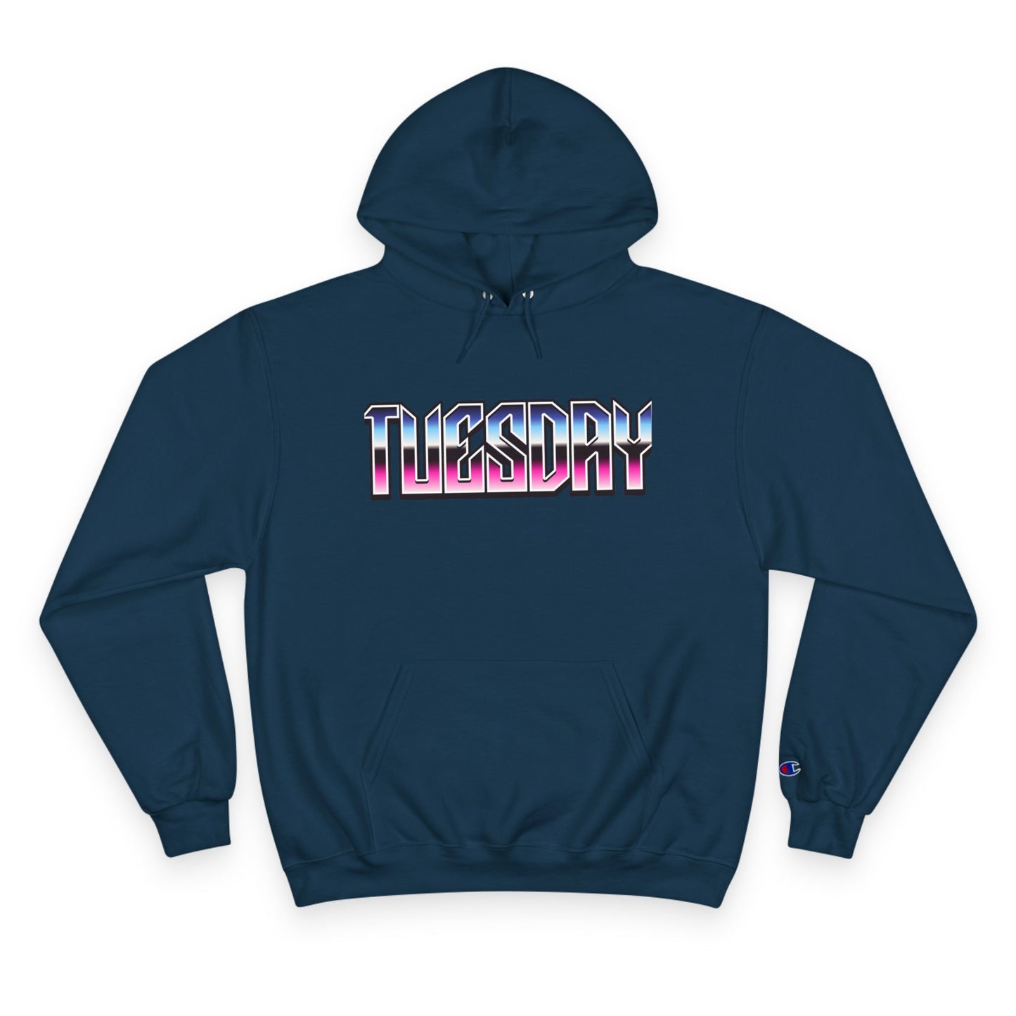 Retro-Inspired Champion Hoodie - 'Tuesday' Graphic Sweatshirt, Perfect Gift for Wolf Lovers, Cozy Lounge Wear, Stylish Everyday [...]