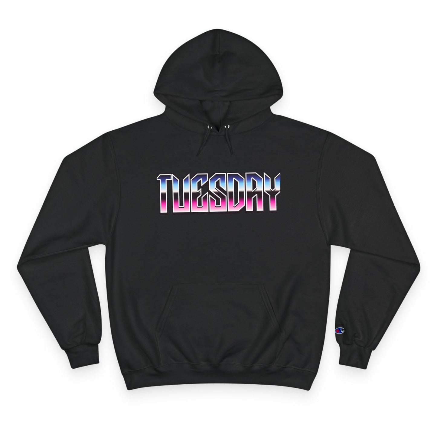 Retro-Inspired Champion Hoodie - 'Tuesday' Graphic Sweatshirt, Perfect Gift for Wolf Lovers, Cozy Lounge Wear, Stylish Everyday [...]