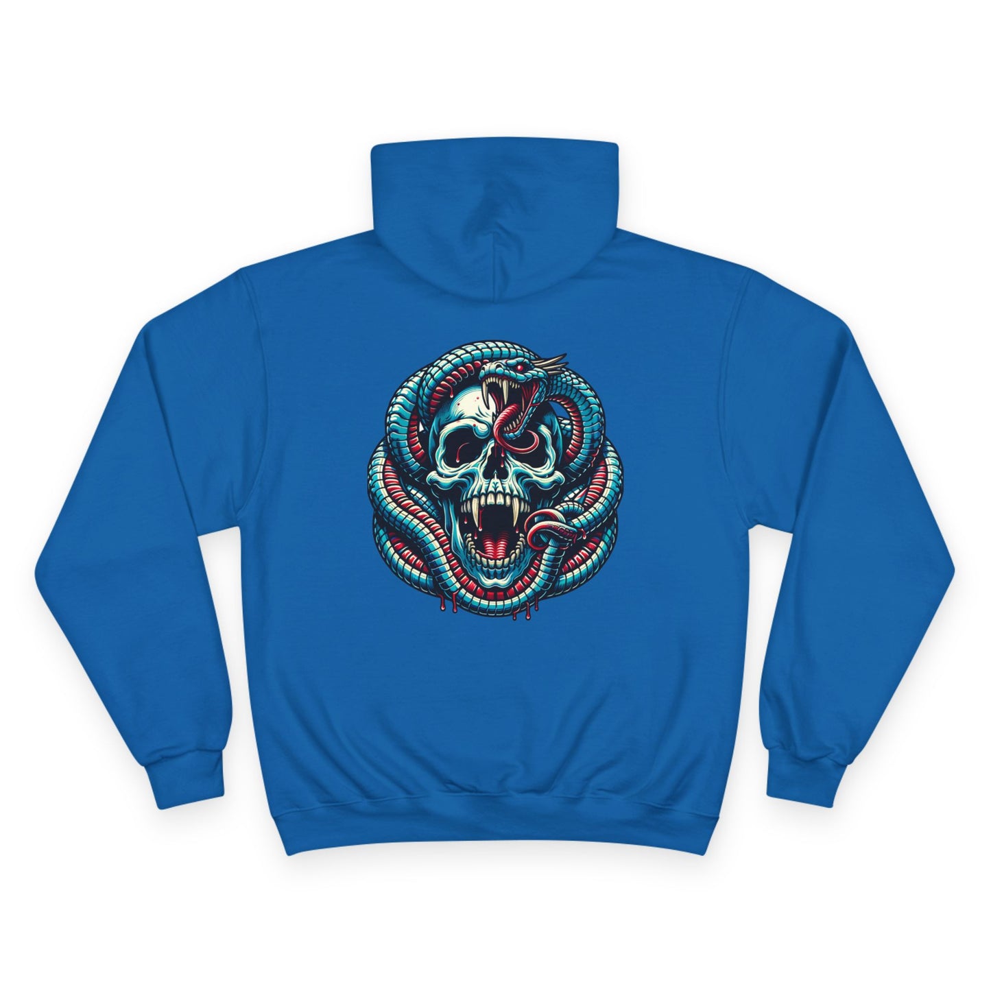 Champion Hoodie with Skull and Snake Design, Trendy Sweatshirt for Casual Wear, Unique Gift for Halloween, Cozy Streetwear, Perfect [...]
