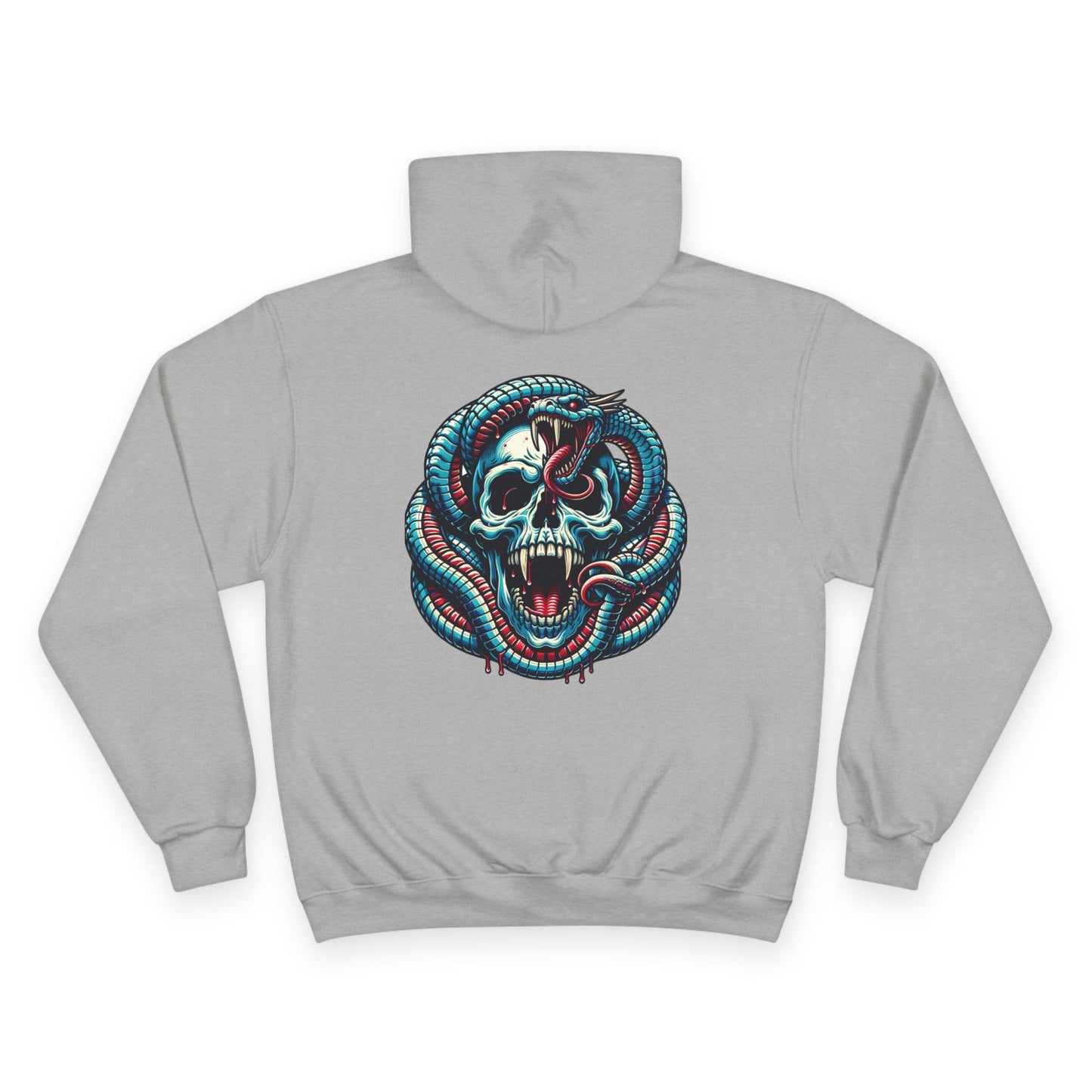 Champion Hoodie with Skull and Snake Design, Trendy Sweatshirt for Casual Wear, Unique Gift for Halloween, Cozy Streetwear, Perfect [...]