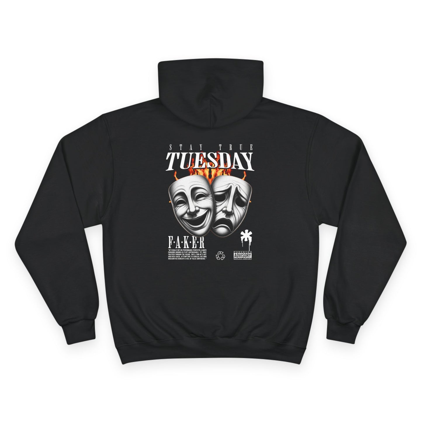 Champion Hoodie with Tuesday Design - Casual Streetwear, Perfect Gift for Birthdays and Everyday Comfort, Unisex Pullover, Trendy [...]